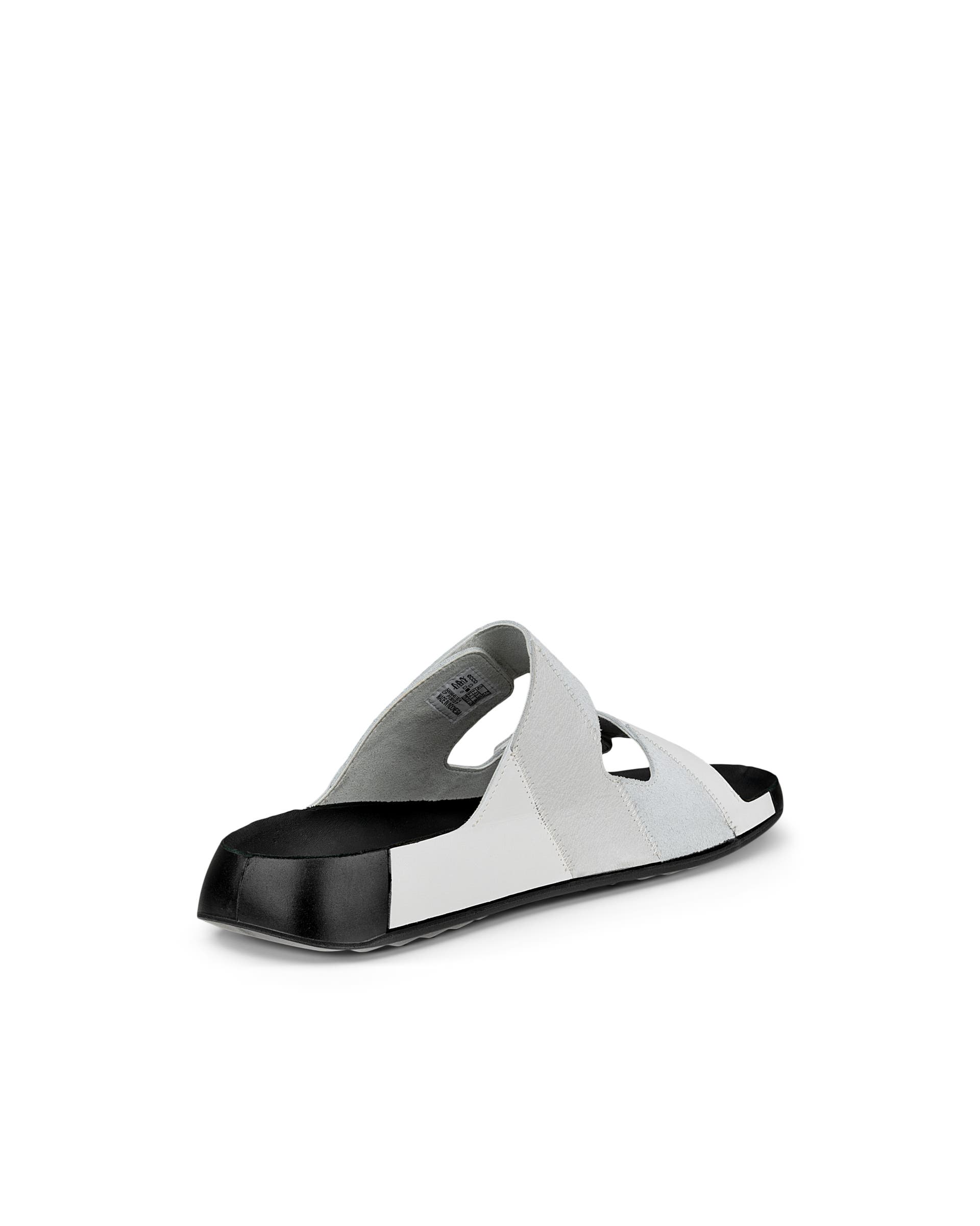 ECCO Men Cozmo Upcycle Slide Lea - White - Back