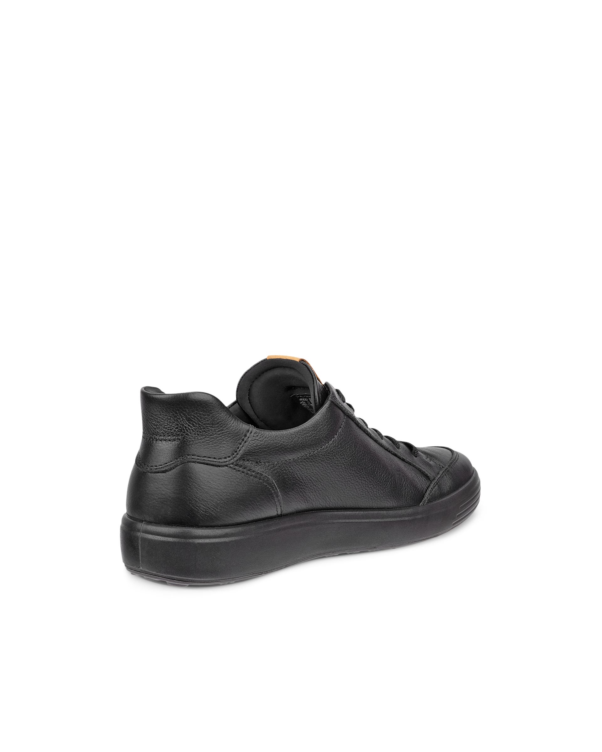 Miesten ECCO® SOFT 7 nahka tennari - Musta - Outside