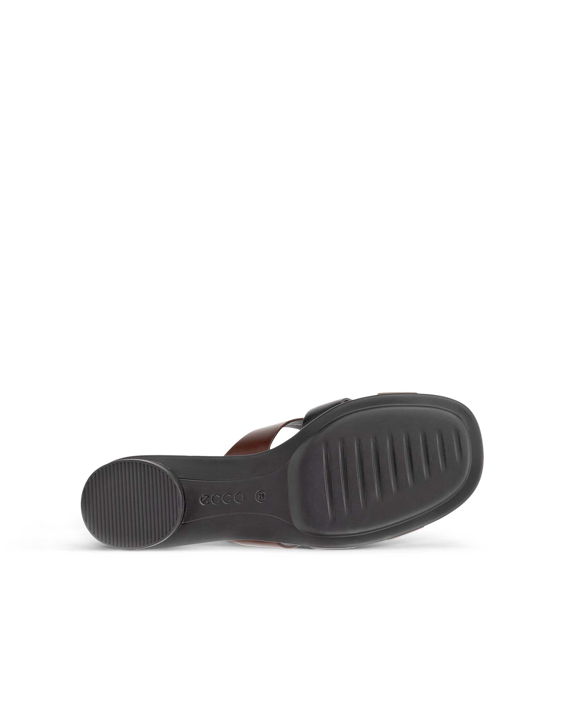 Dámské kožené pantofle s překříženým páskem ECCO® SCULPTED ALBA 25 - Vícebarevná - Sole