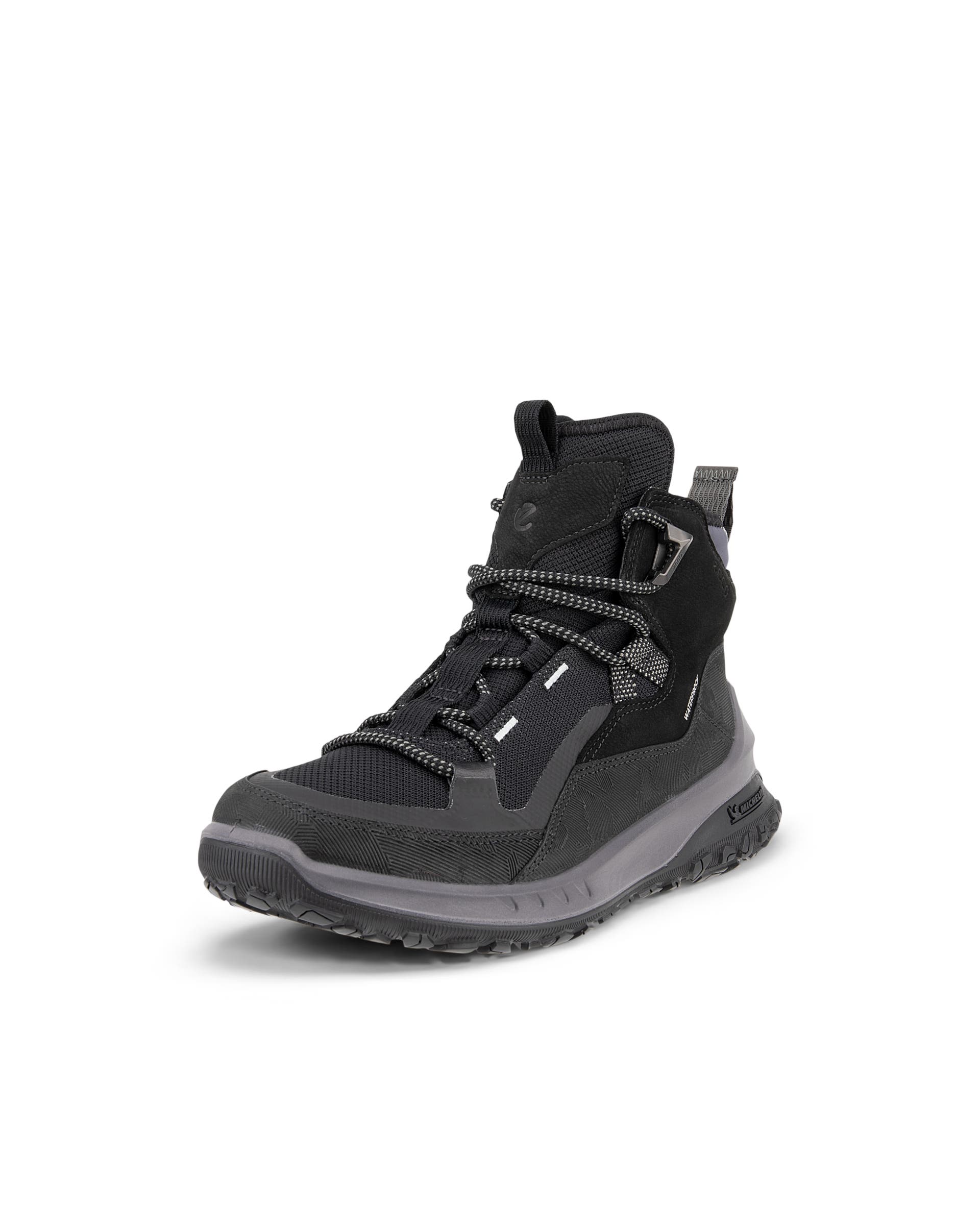 ECCO® ULT-TRN Mid Damen Wasserdichte Trekkingschuhe aus Nubukleder - Schwarz - Main