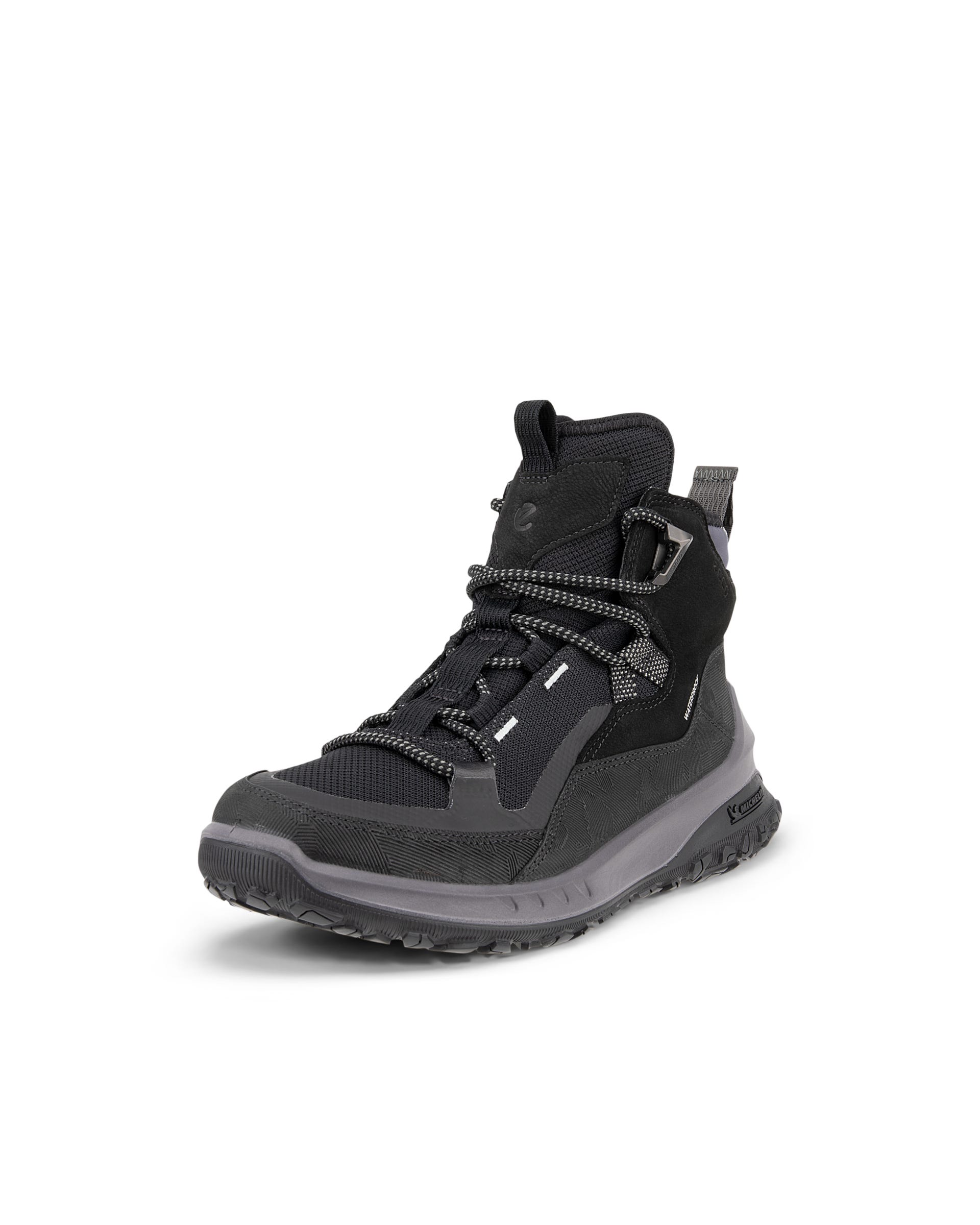 Botas de montaña impermeable de nobuk ECCO® ULT-TRN Mid para mujer - Negro - Main