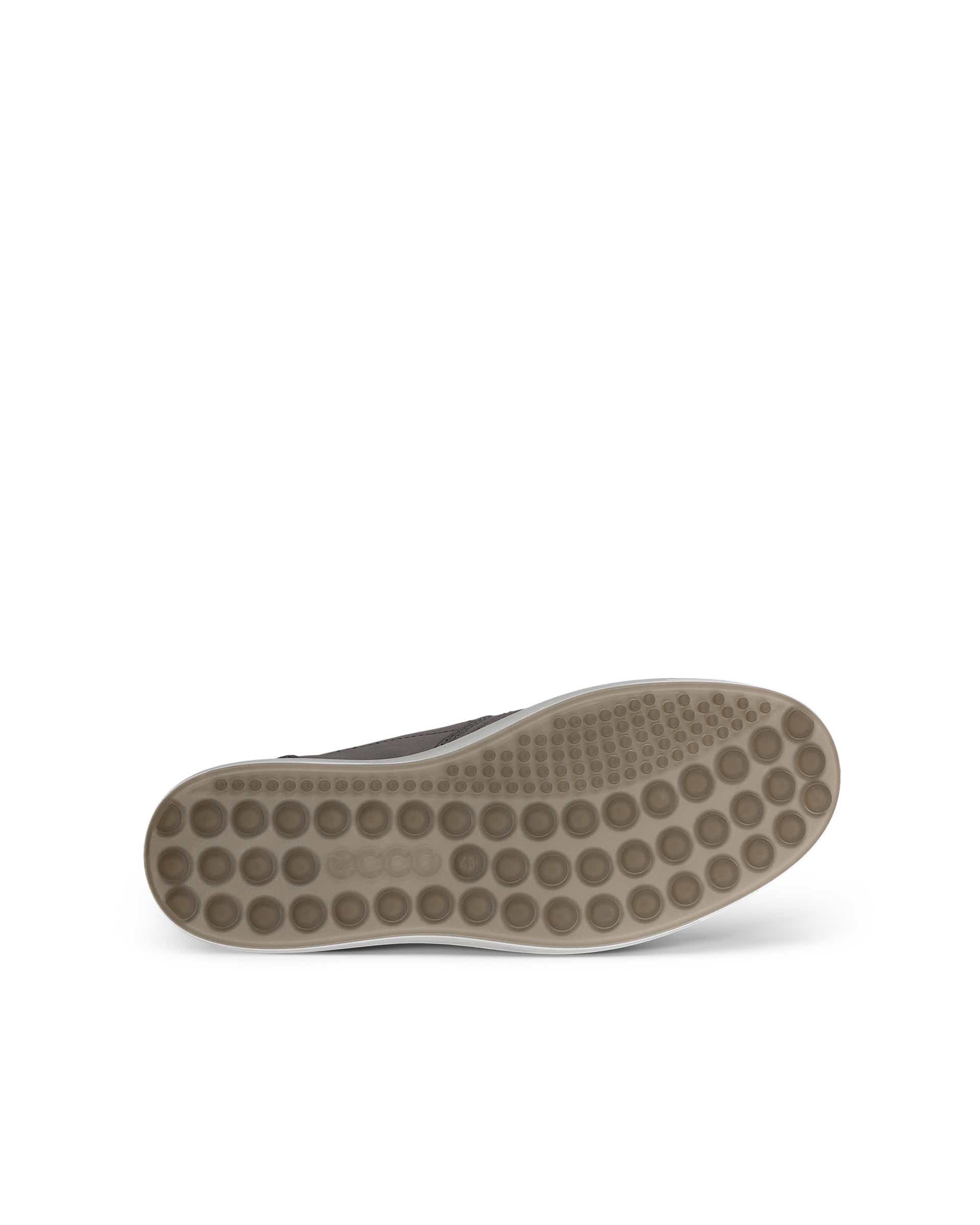 Men's ECCO® Soft 7 Nubuck Slip-In Shoe - Grey - Sole