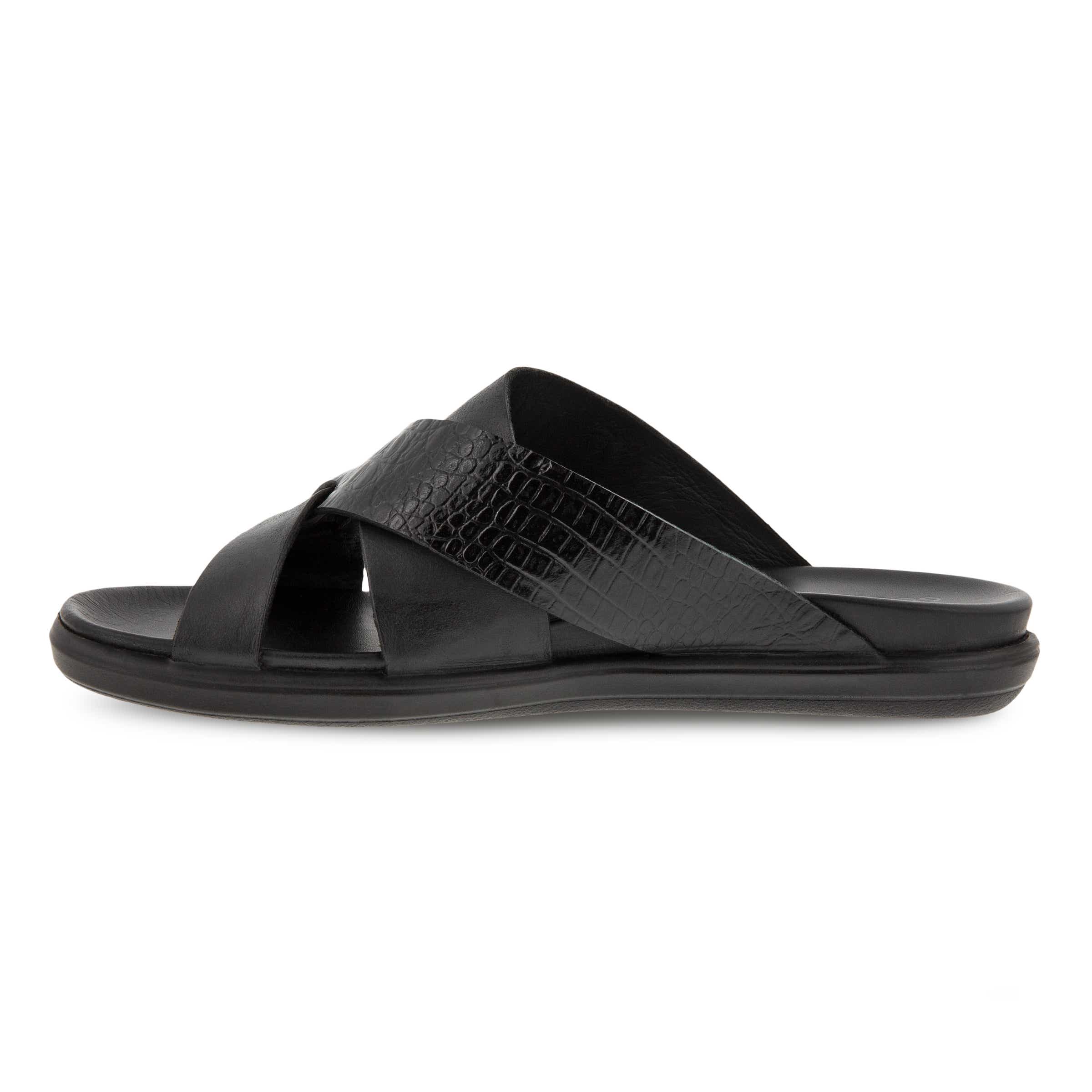 ECCO Simpil Sandal Slide Ladies' Summer Sandals - Black - Inside