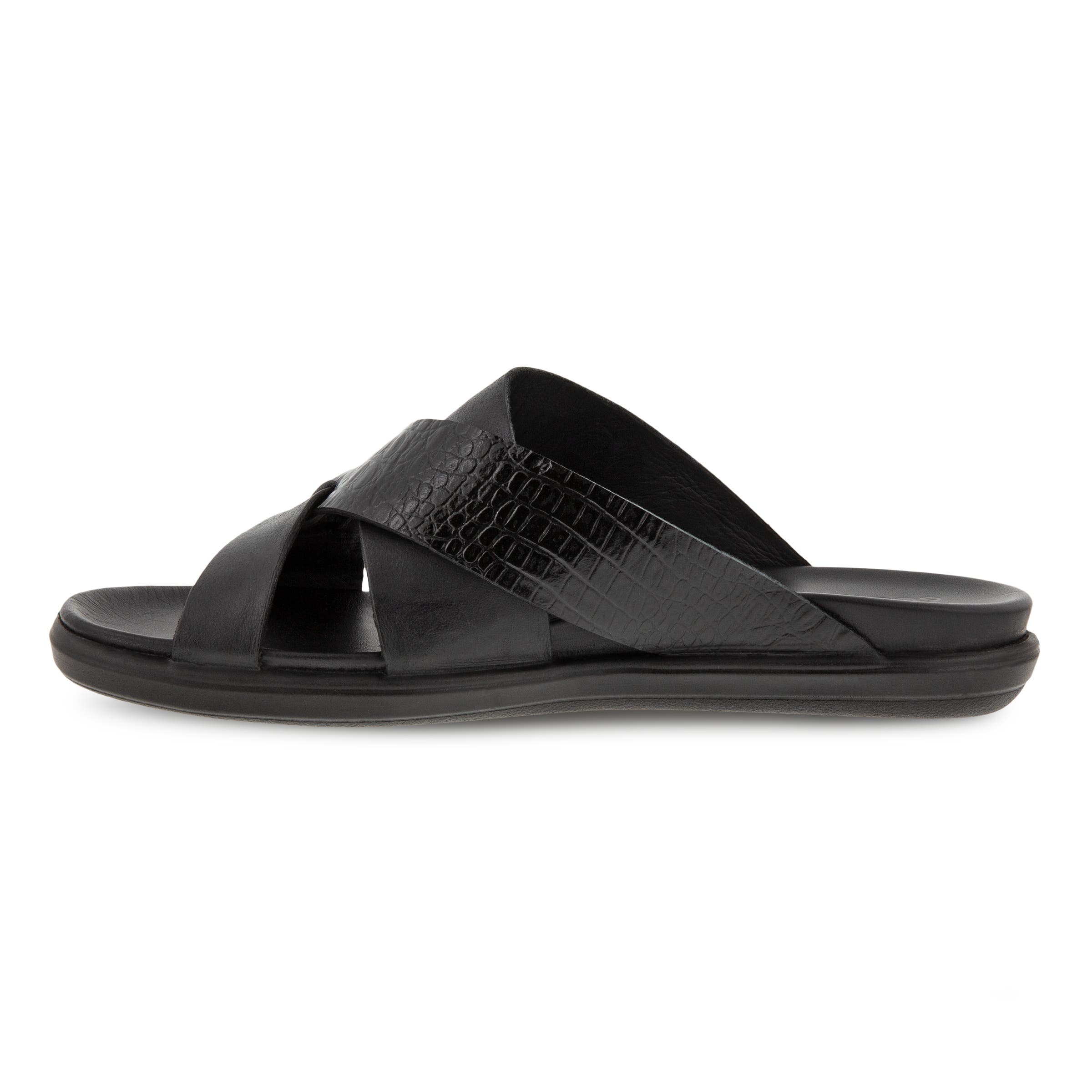 ECCO Simpil Sandal Slide Ladies' Summer Sandals - Black - Inside