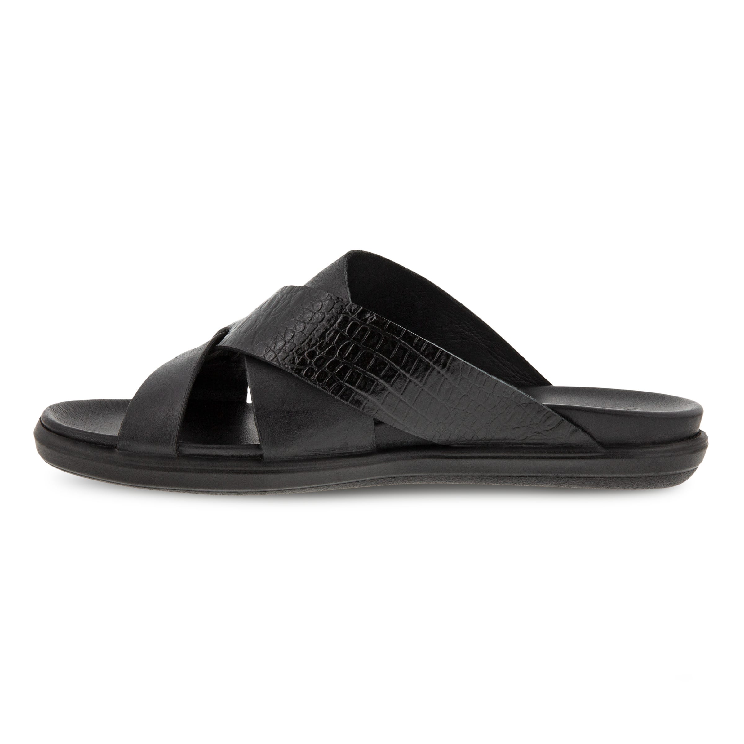 ECCO Simpil Sandal Slide Ladies' Summer Sandals - Black - Inside