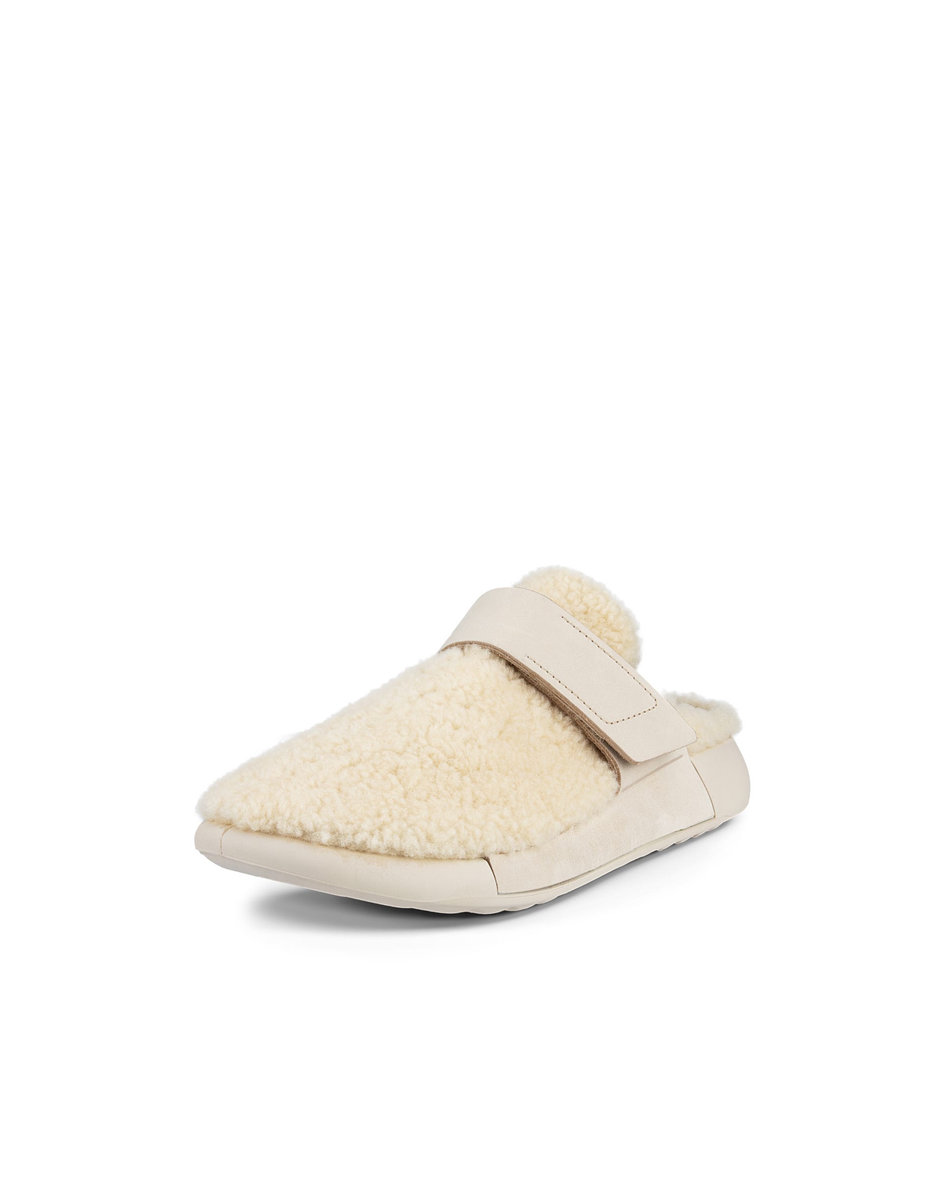 ECCO Cozmo Clog ウィメンズ レザークロッグ - ベージュ - Main