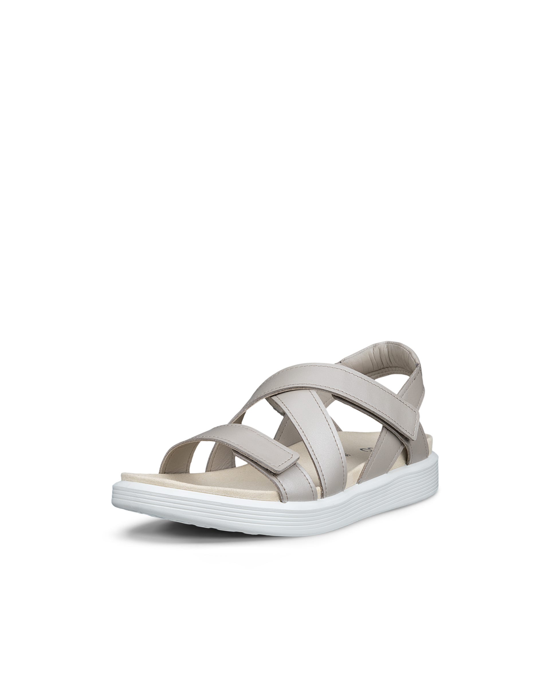 Women's ECCO® Soft Sandal Leather Two Strap Sandal