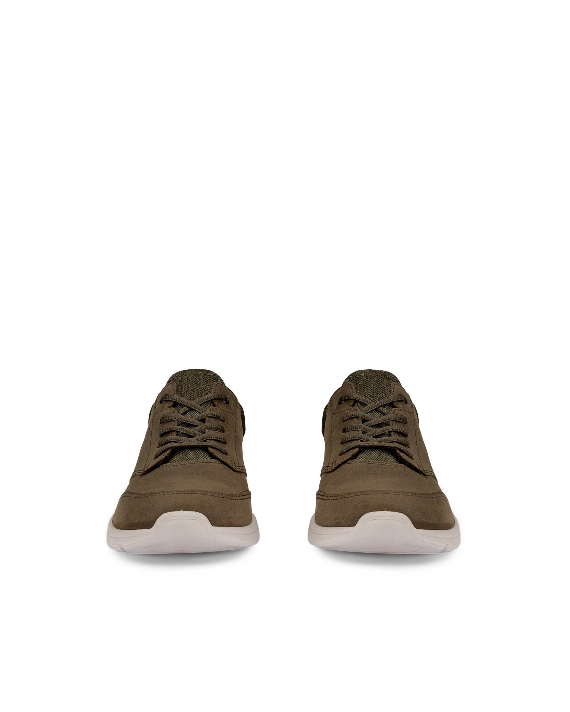 Men's ECCO® Irving Nubuck Shoe - Green - Front pair