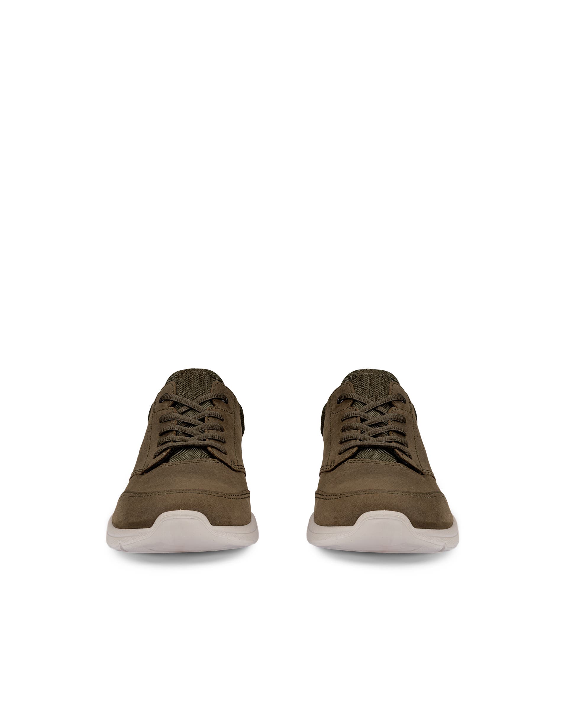 Men's ECCO® Irving Nubuck Shoe - Green - Front pair