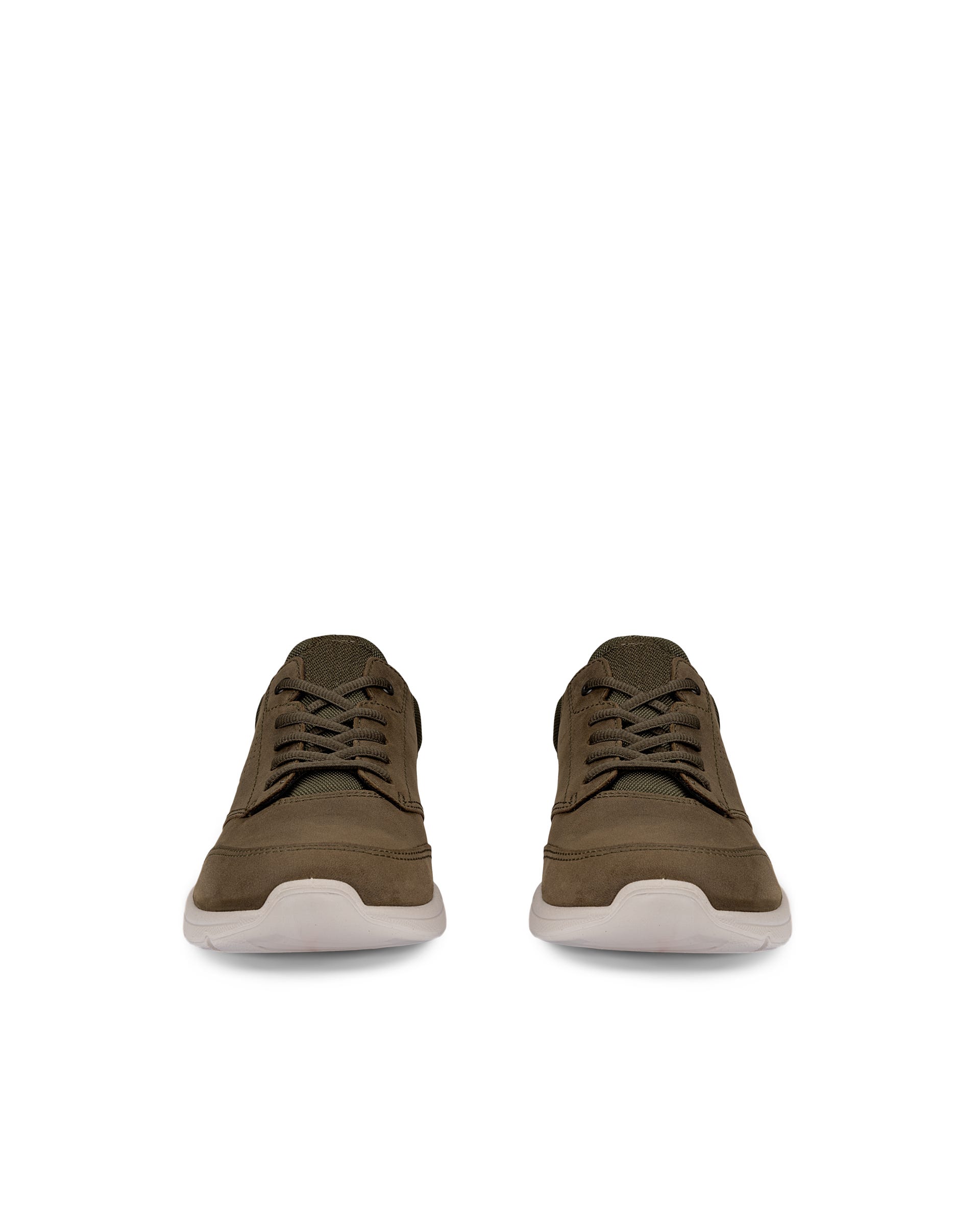 Men's ECCO® Irving Nubuck Shoe - Green - Front pair