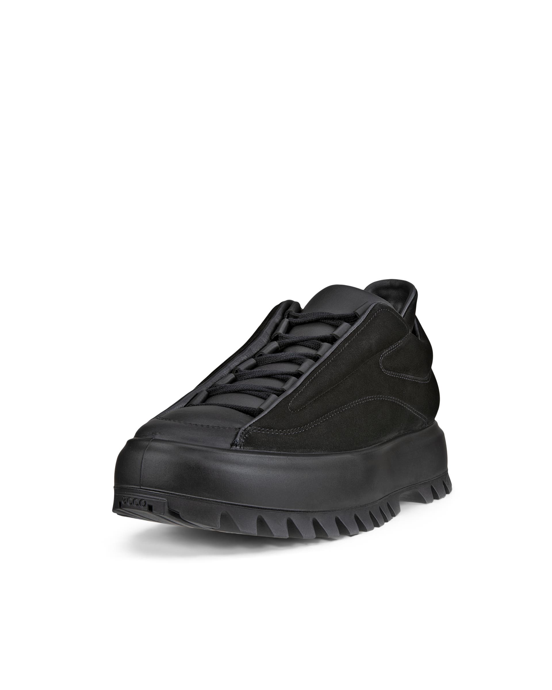 ECCO STREET ACE RAL7000 MENS メンズ ヌバックスニーカー - ブラック - Main