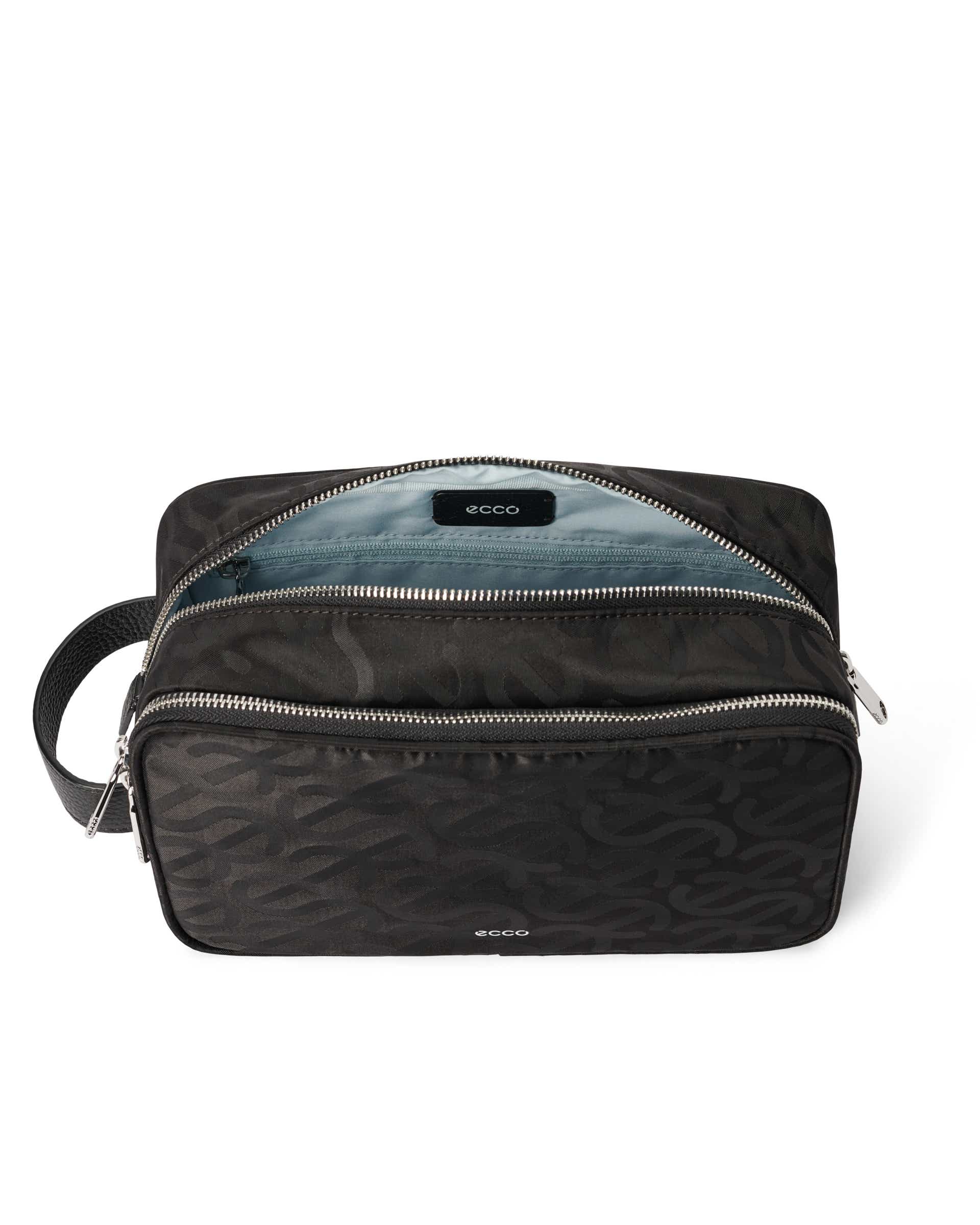 Bolso de piel ECCO® Tech Kit - Negro - Inside