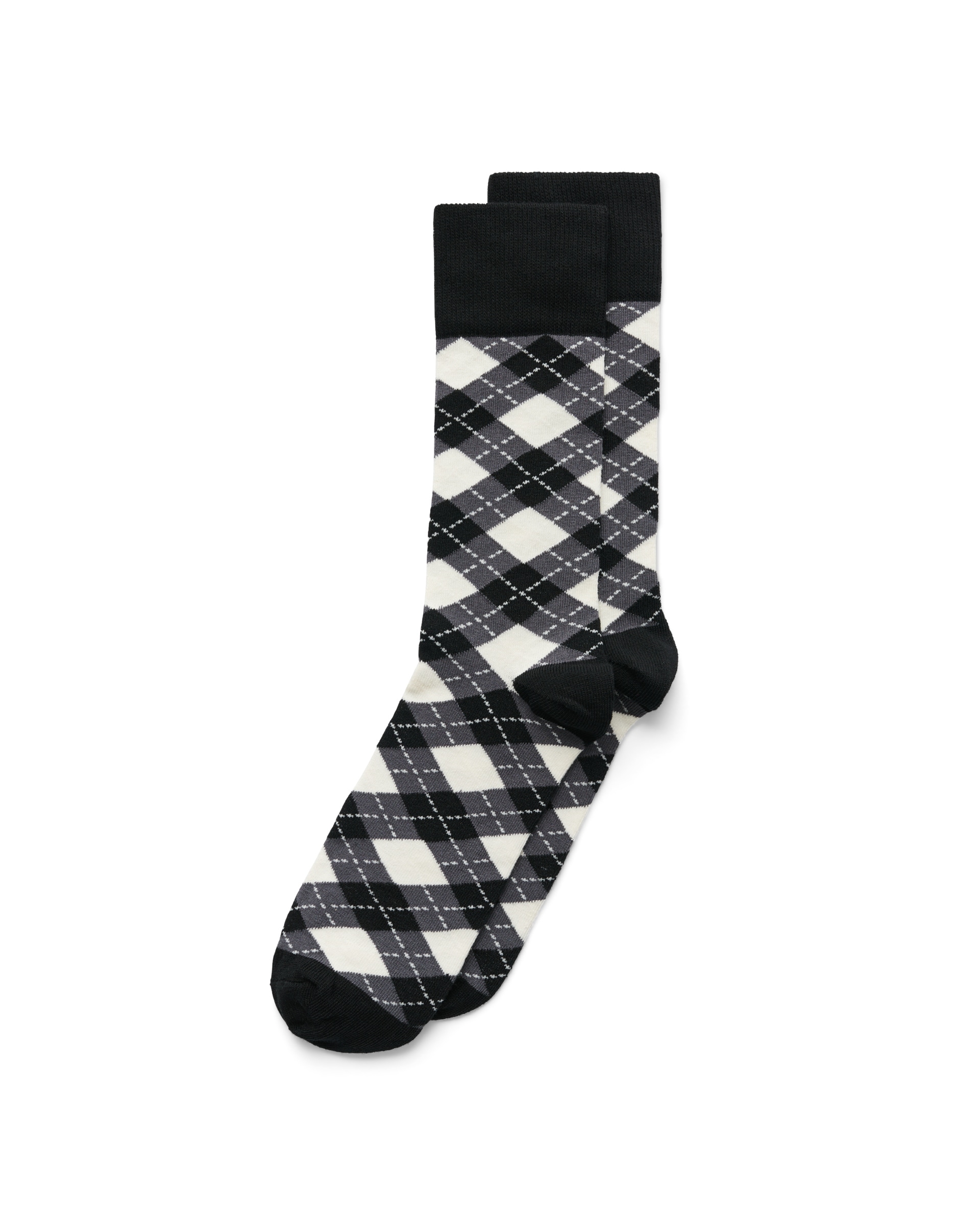 Men's ECCOยฎ Classic Mid-Cut Socks - Black - Main