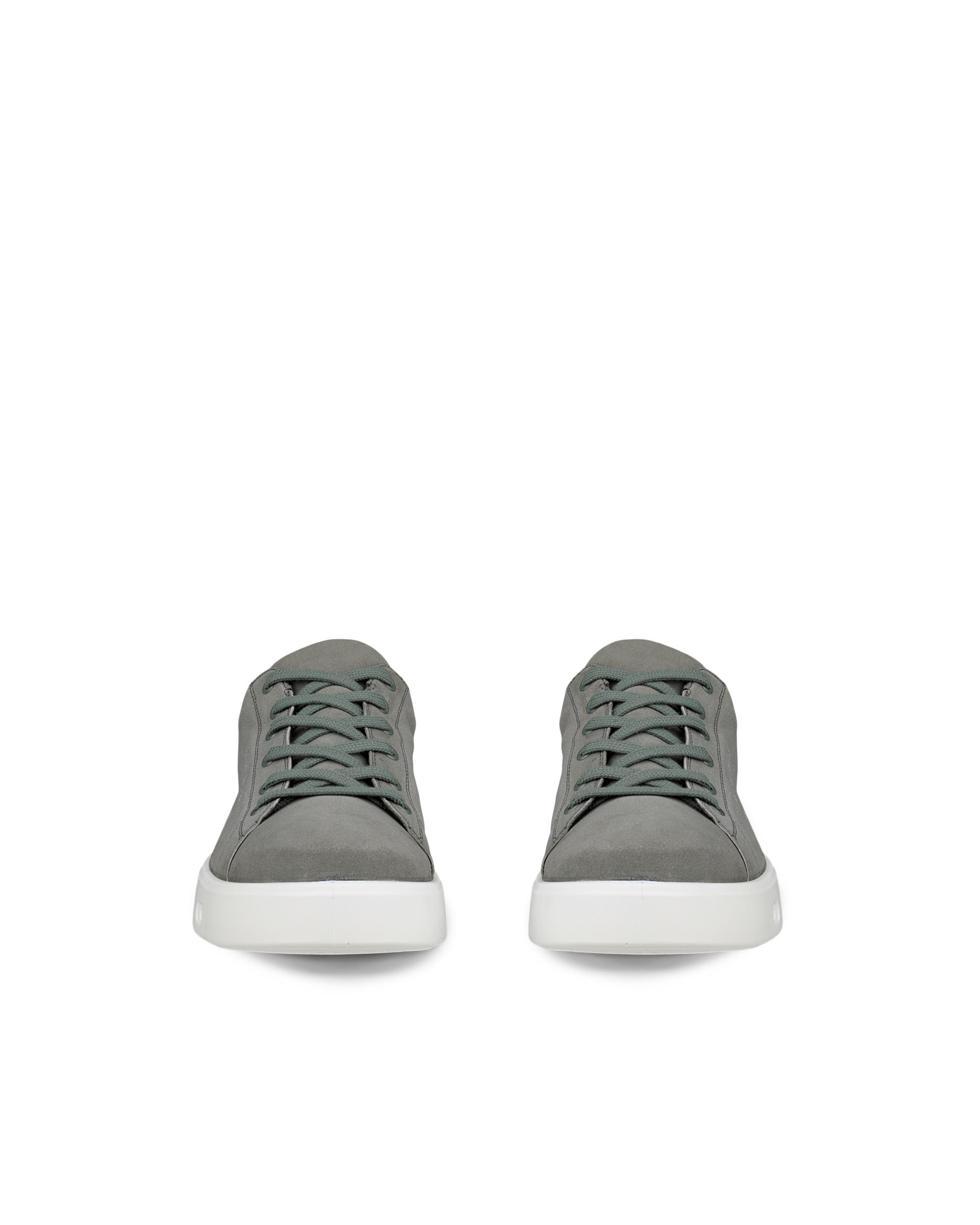 ECCO® STREET 720 Herren Sneaker aus Nubukleder mit Gore-Tex - Grau - Front pair