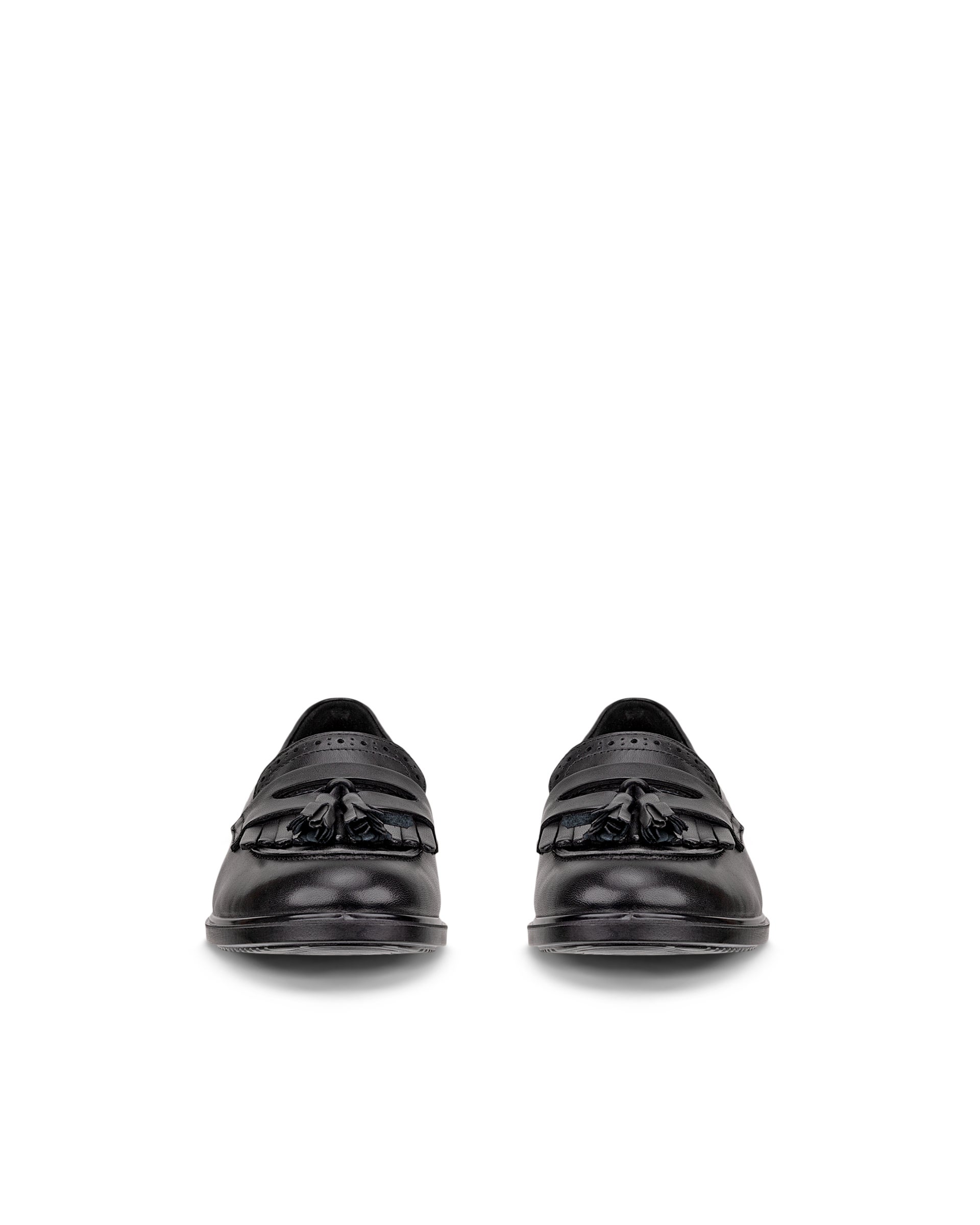 Mocassins couro mulher ECCO® DRESS CLASSIC 15 - Preto - Front pair