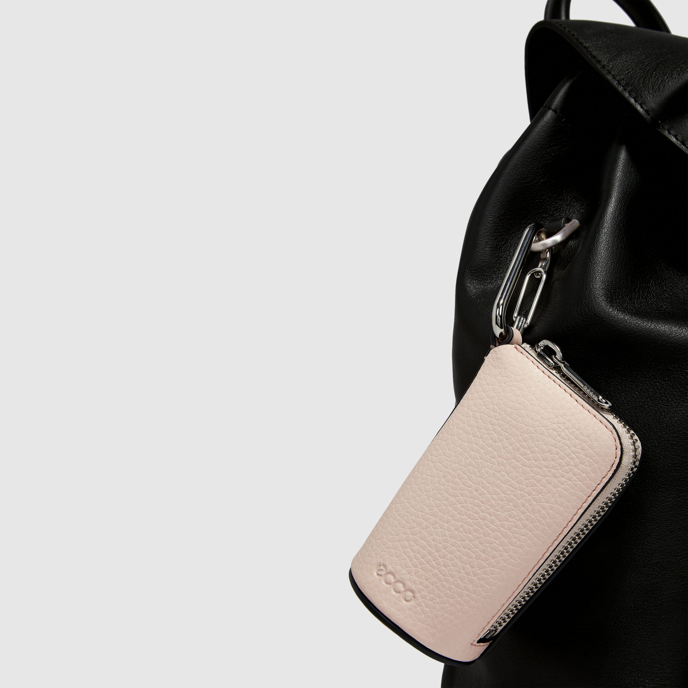 ECCO® Pillow Leather Backpack - Black - Detail-2