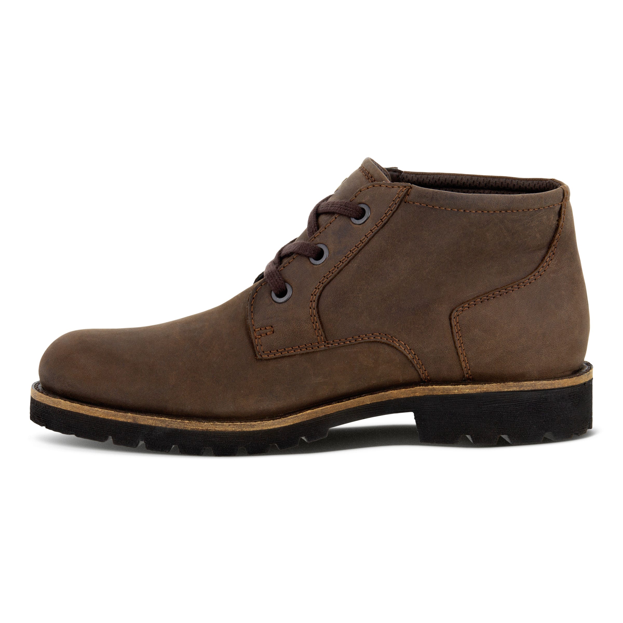 ECCO Jamestown Men's Derby Ankle Boot - Brown - Inside
