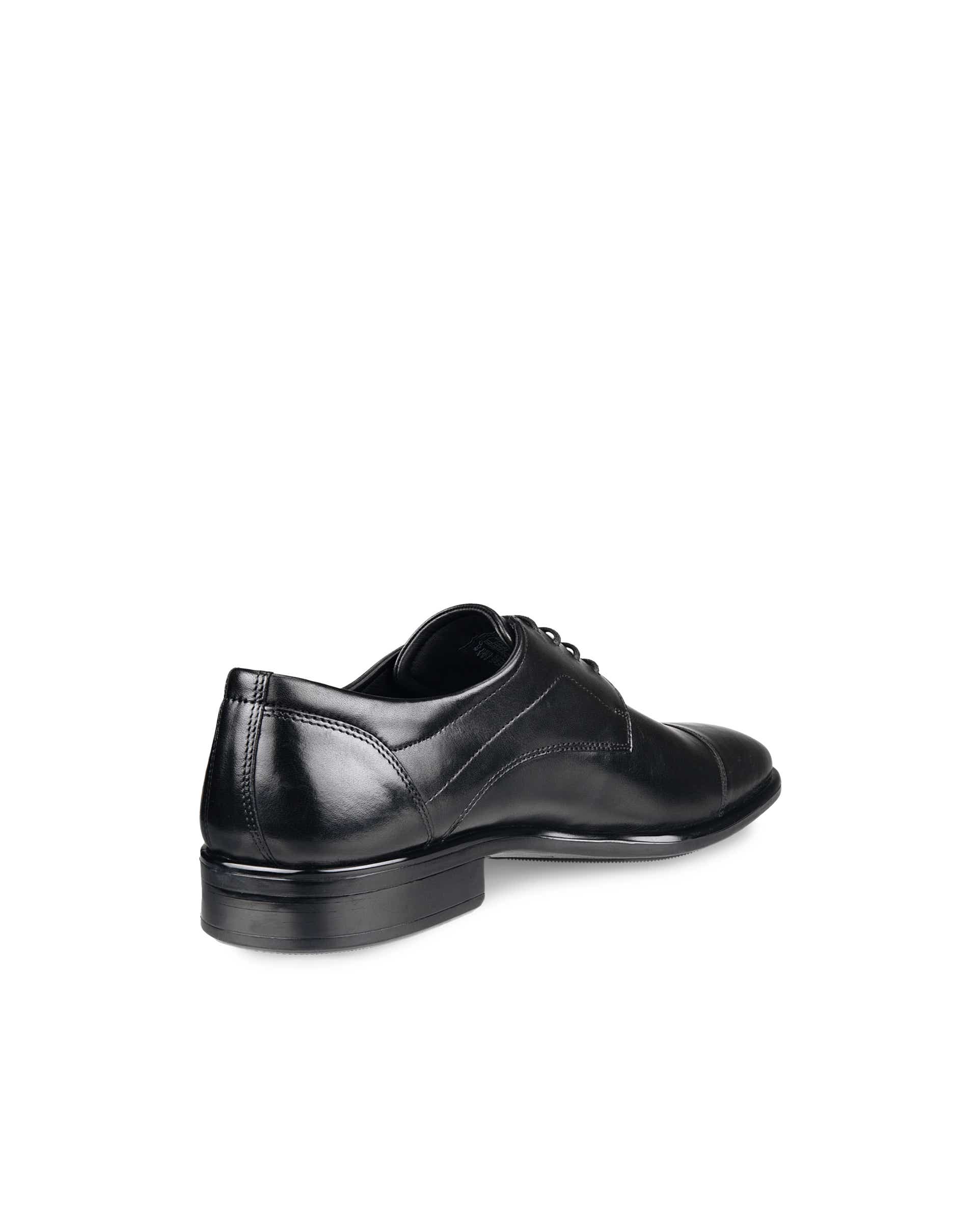 ECCO® Citytray derbies cuir pour homme - Noir - Back