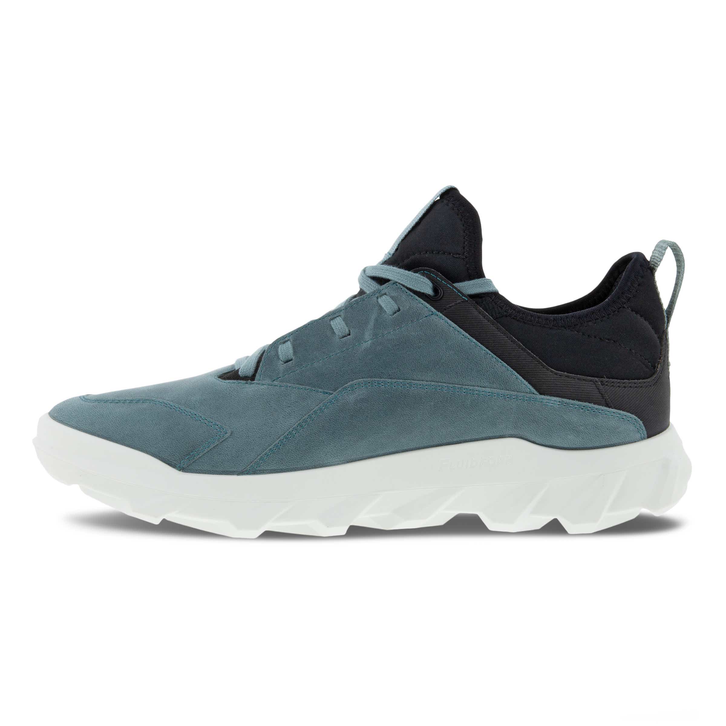 ECCO MX テック ヌバックレザー スニーカー ECCO MX Low メンズ ヌバックアウトドアスニーカー | ブルー