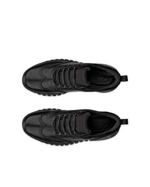 ECCO GRUUV STUDIO GTX MEN メンズ レザースニーカー | ブラック