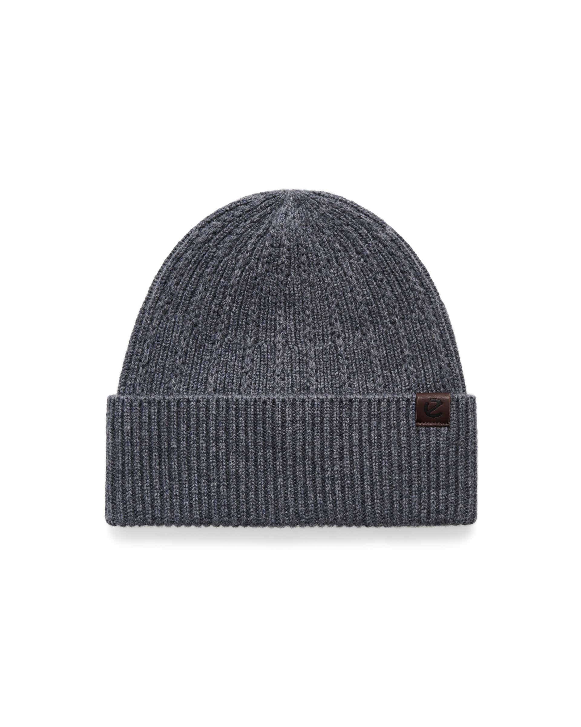 ECCO® WOMEN CABLE KNIT BEANIE Damen Mütze - Grau - Main