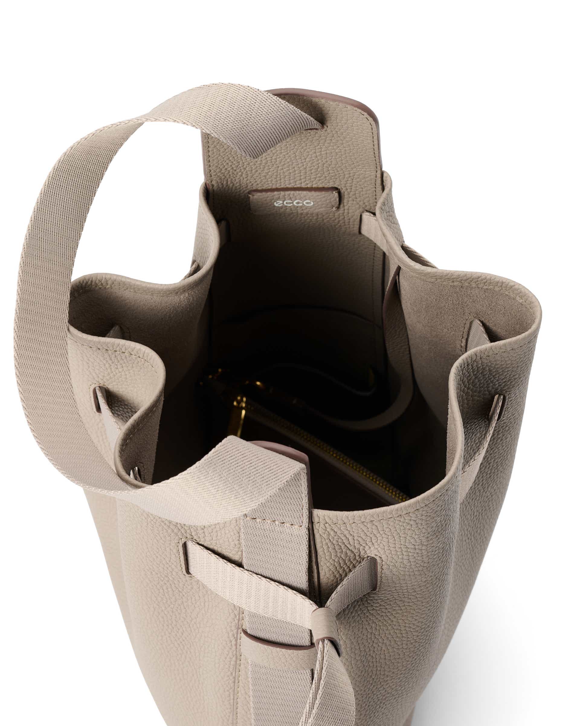 ECCO® Sail Bag kožna torba hobo - Bež - Inside