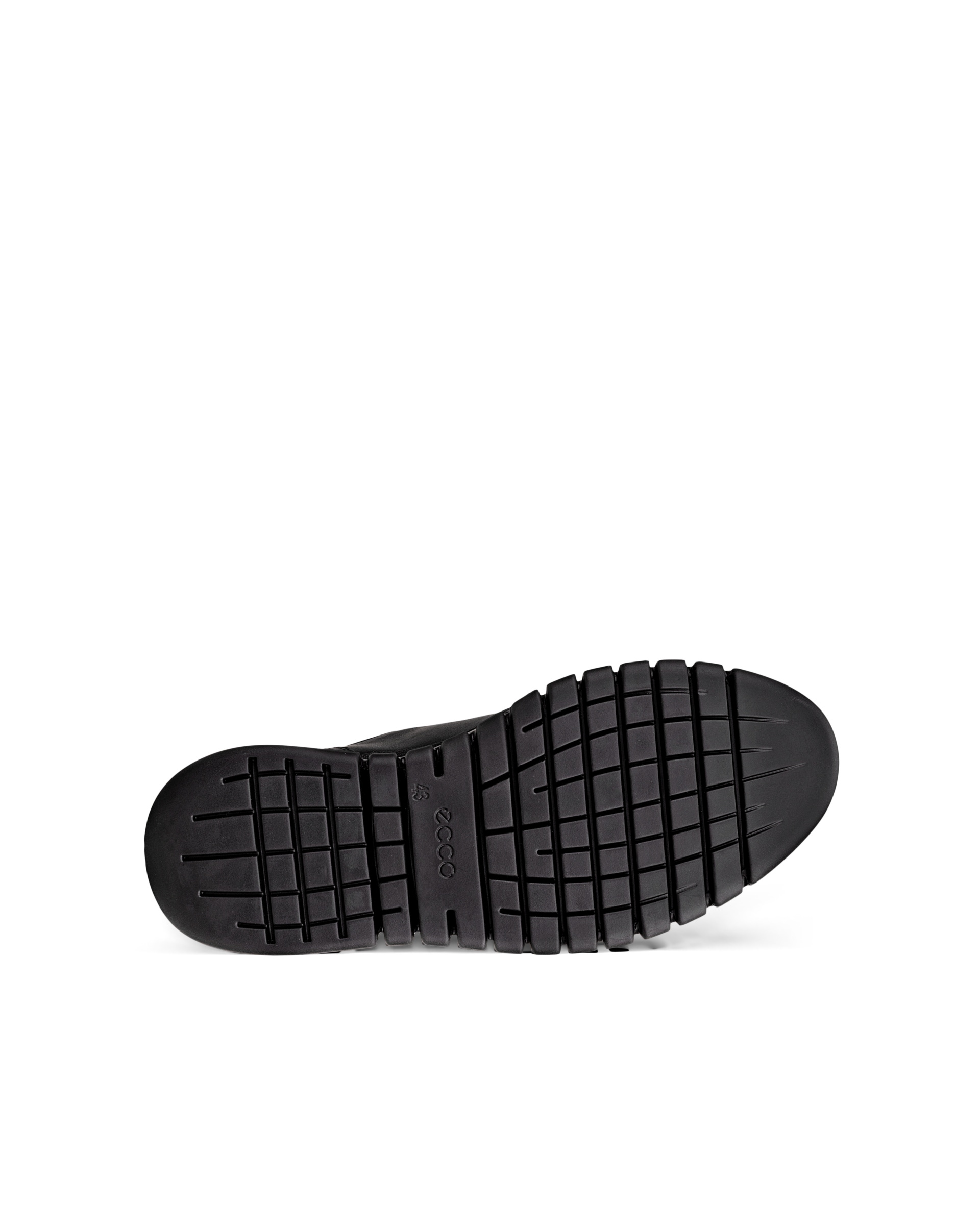 ECCO® GRUUV STUDIO muške kožne cipele Gore-Tex bez vezica - Crna - Sole