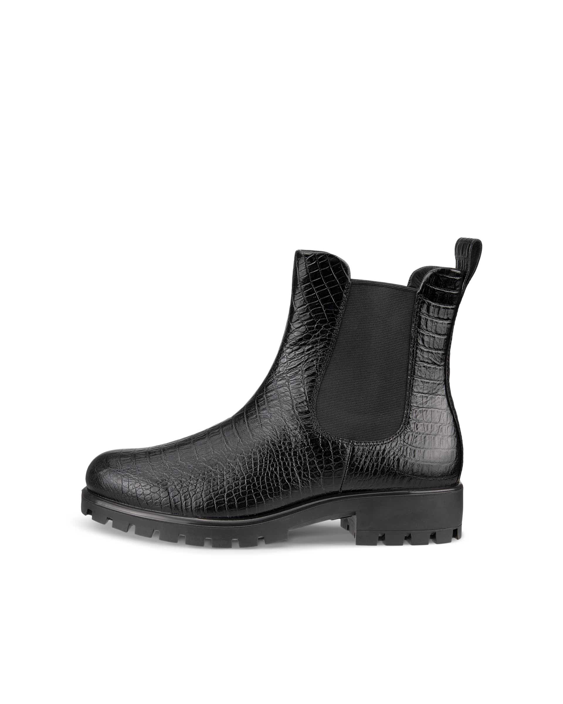 Botas Chelsea de piel ECCO® Modtray para mujer - Negro - Outside