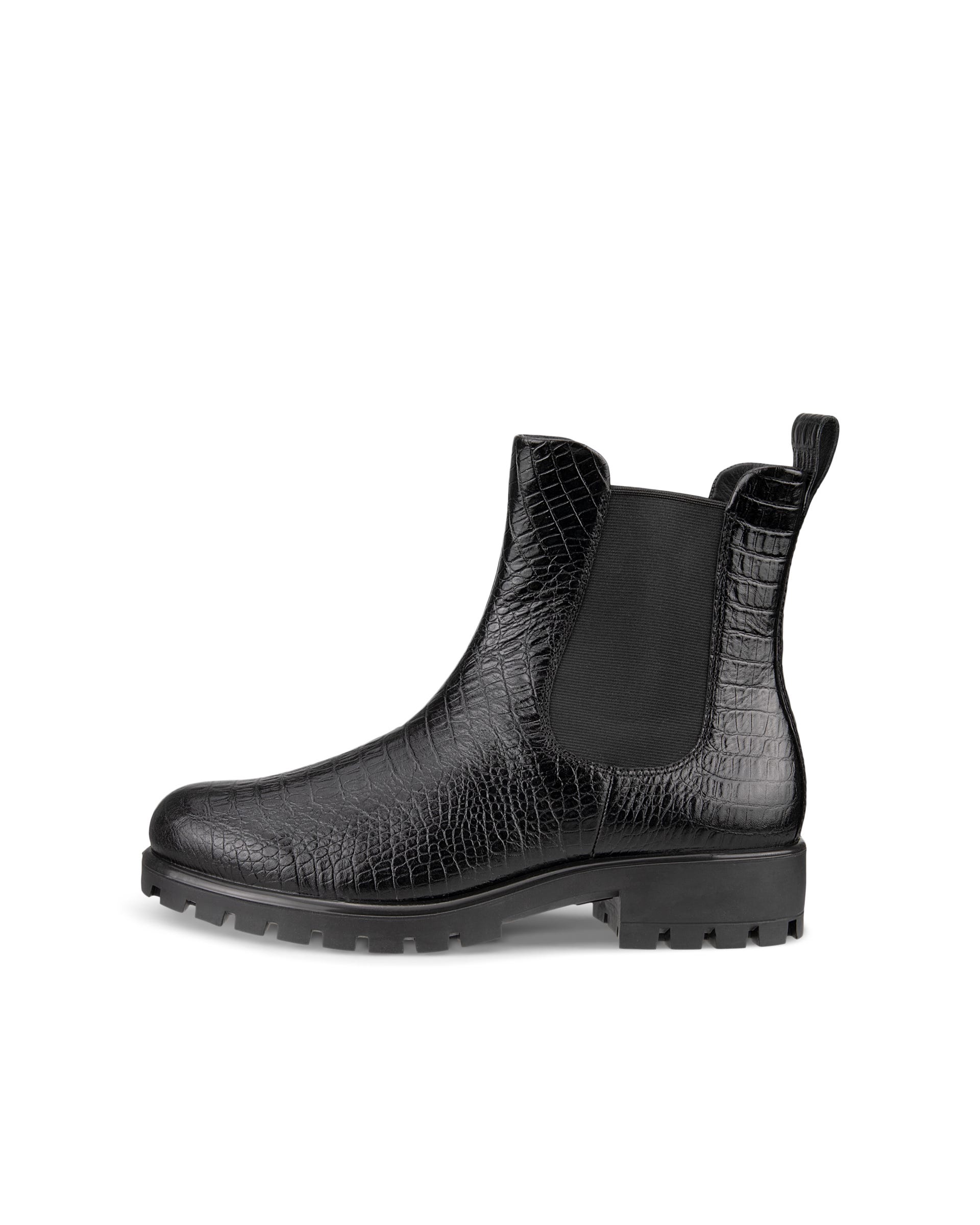 Botas Chelsea de piel ECCO® Modtray para mujer - Negro - Outside