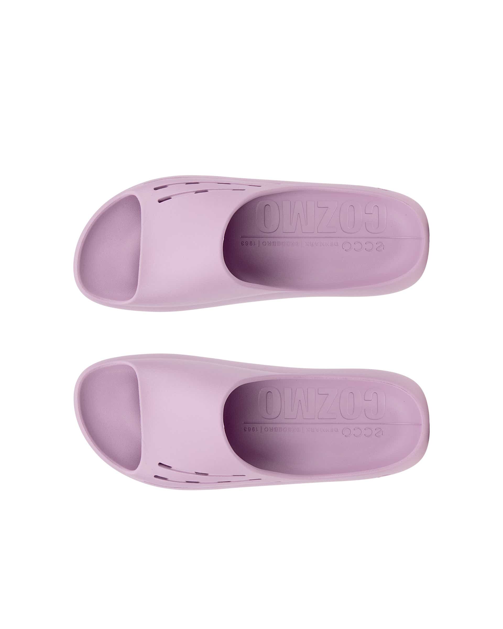 Unisex ECCO® Cozmo E Unisex Slider - Purple - Top left pair