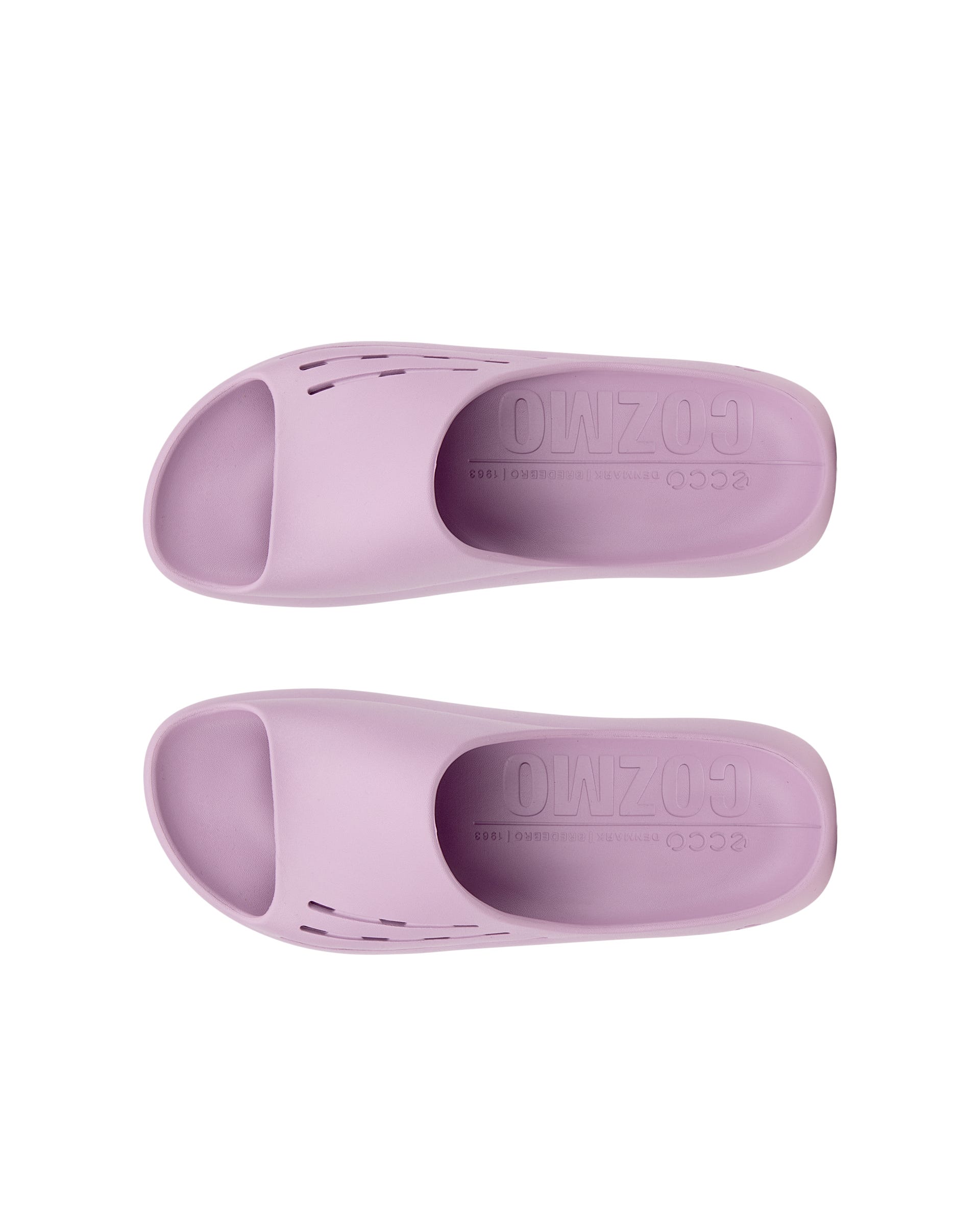 ECCO Cozmo E Slide スライドサンダル - パープル - Top left pair