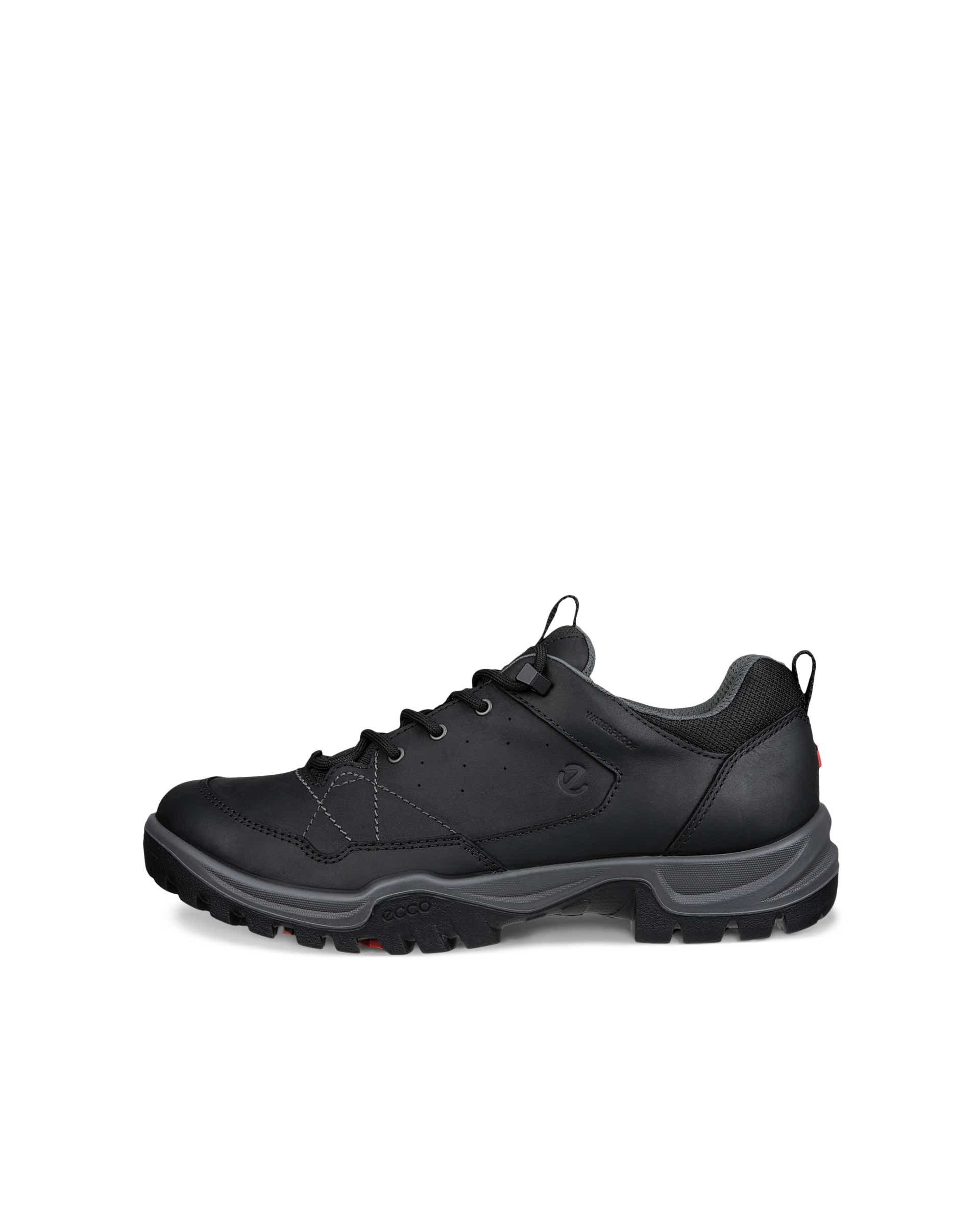 ECCO® RECEPTOR TREKK chaussures de randonnée imperméable en nubuck pour homme - Noir - Outside