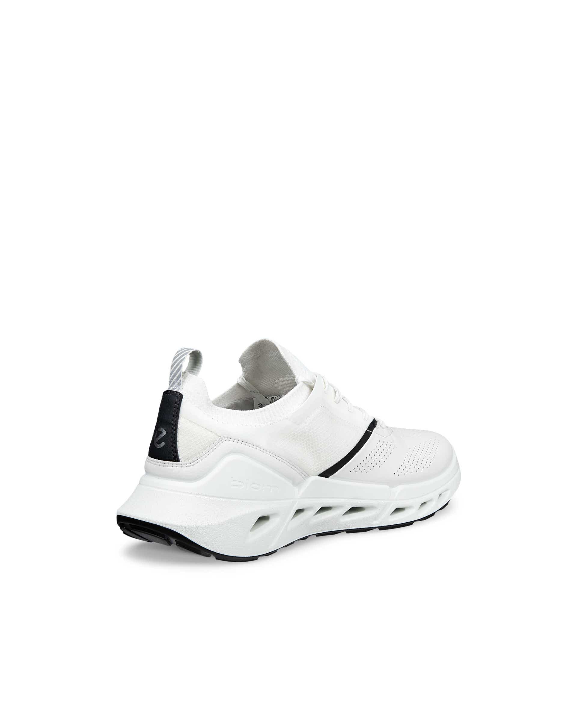 ECCO BIOM 720 MEN メンズ レザーGore-Texスニーカー - ホワイト - Back