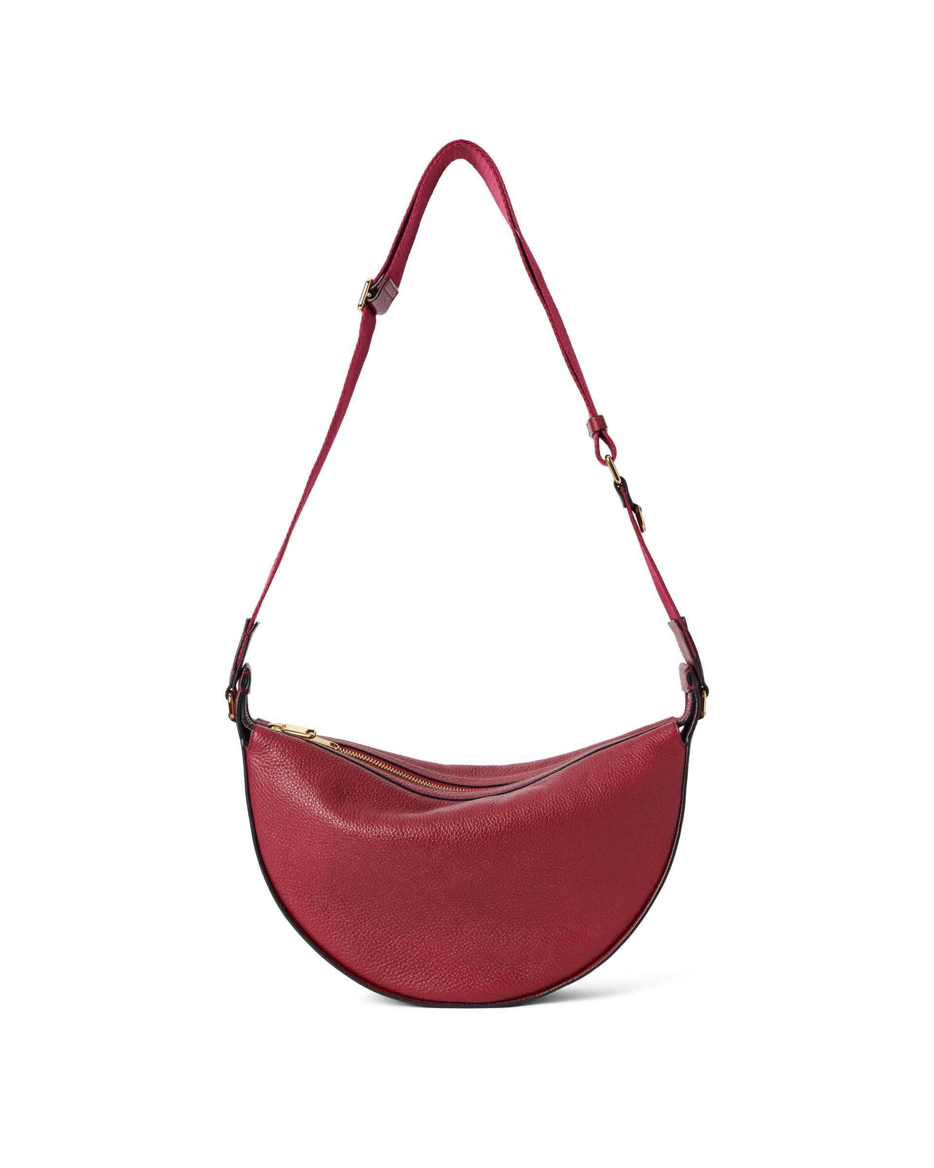 ECCO® Fortune Bag Hobo-Tasche aus Leder - Rot - Back