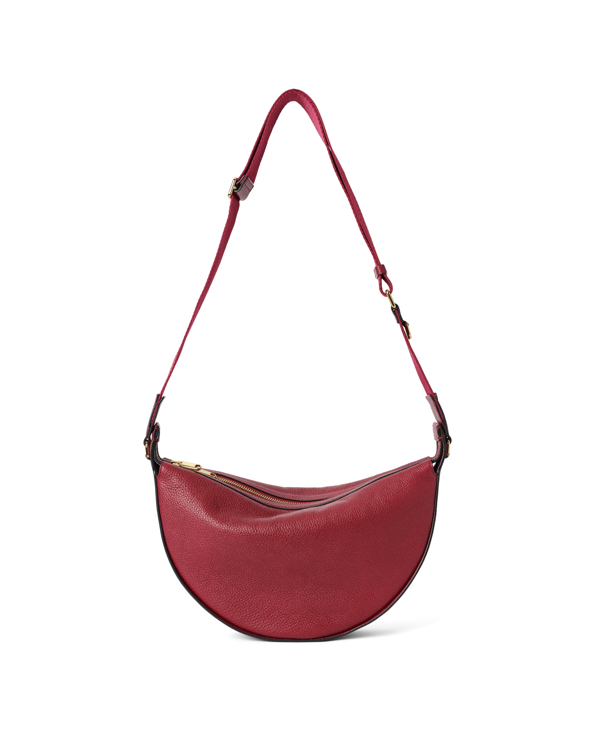 ECCO® Fortune Bag sac hobo en cuir - Rouge - Back