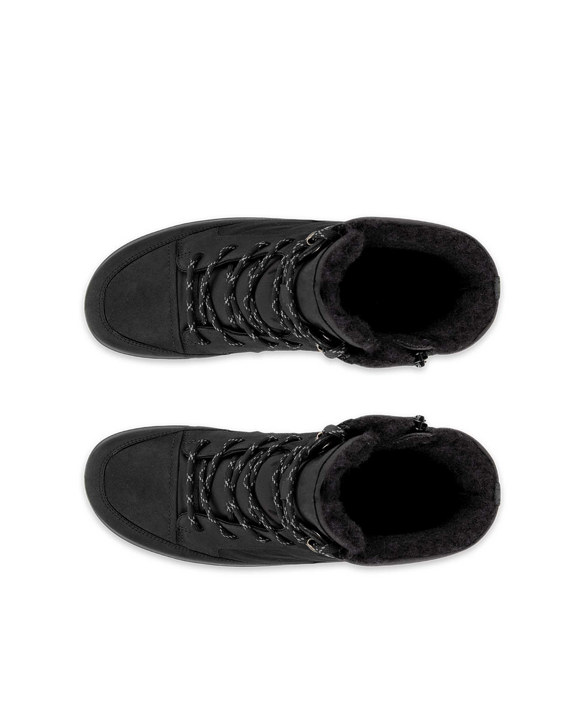 ECCO® BABETT BOOT női Gore-Tex közepesen magasszárú nubuk csizma - Fekete - Top left pair