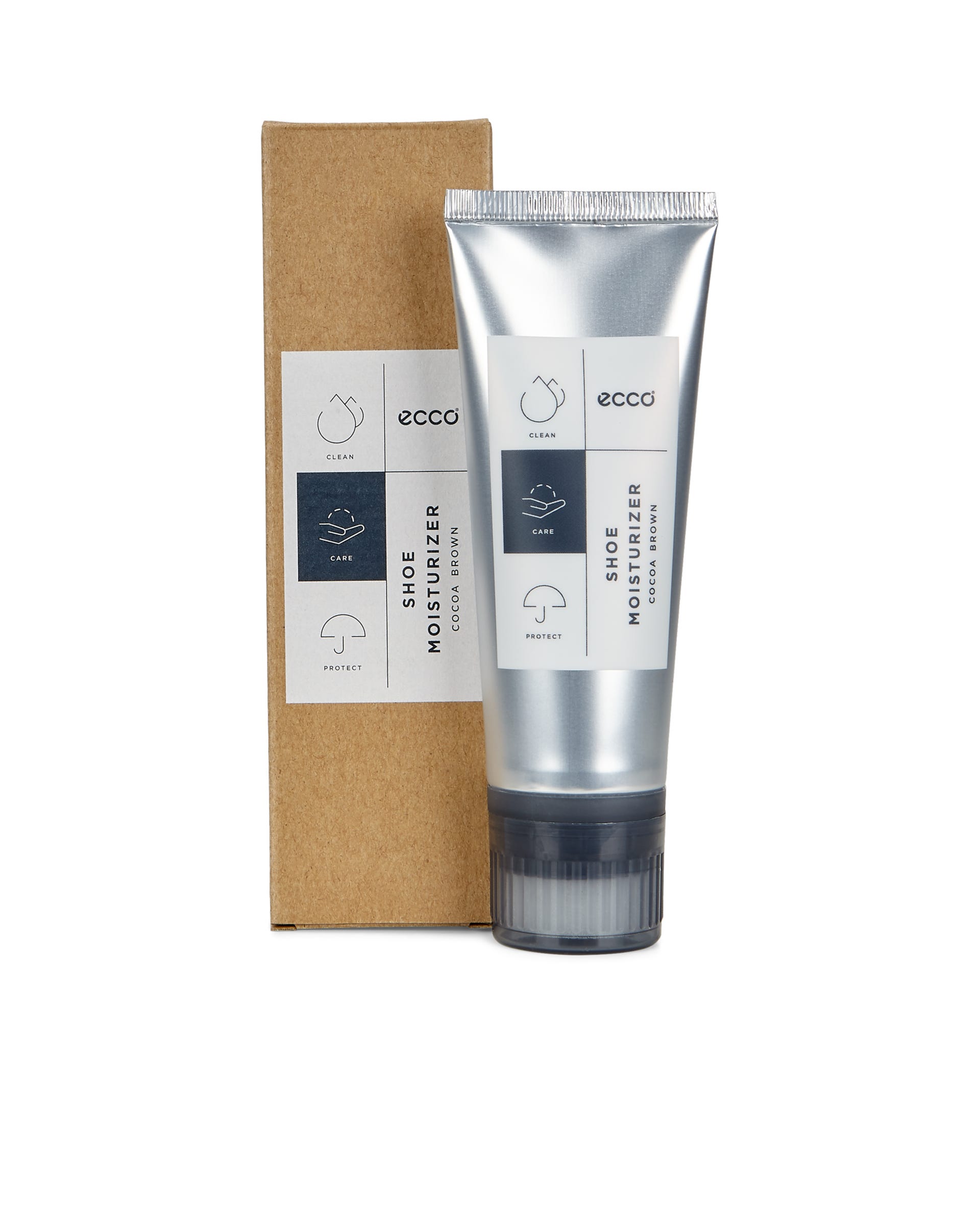 ECCO Smooth Leather Care Cream 75 Ml (ecco Shoe Moisturizer) - Brown - Detail-1