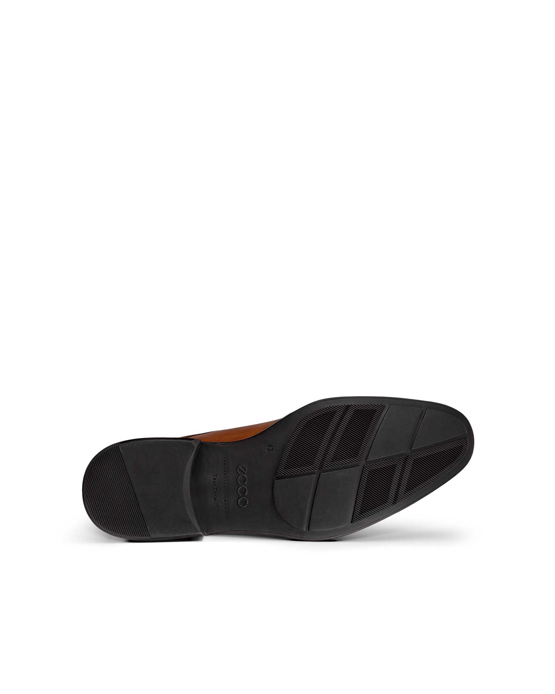 ECCO® Citytray derbies cuir pour homme - Brun - Sole