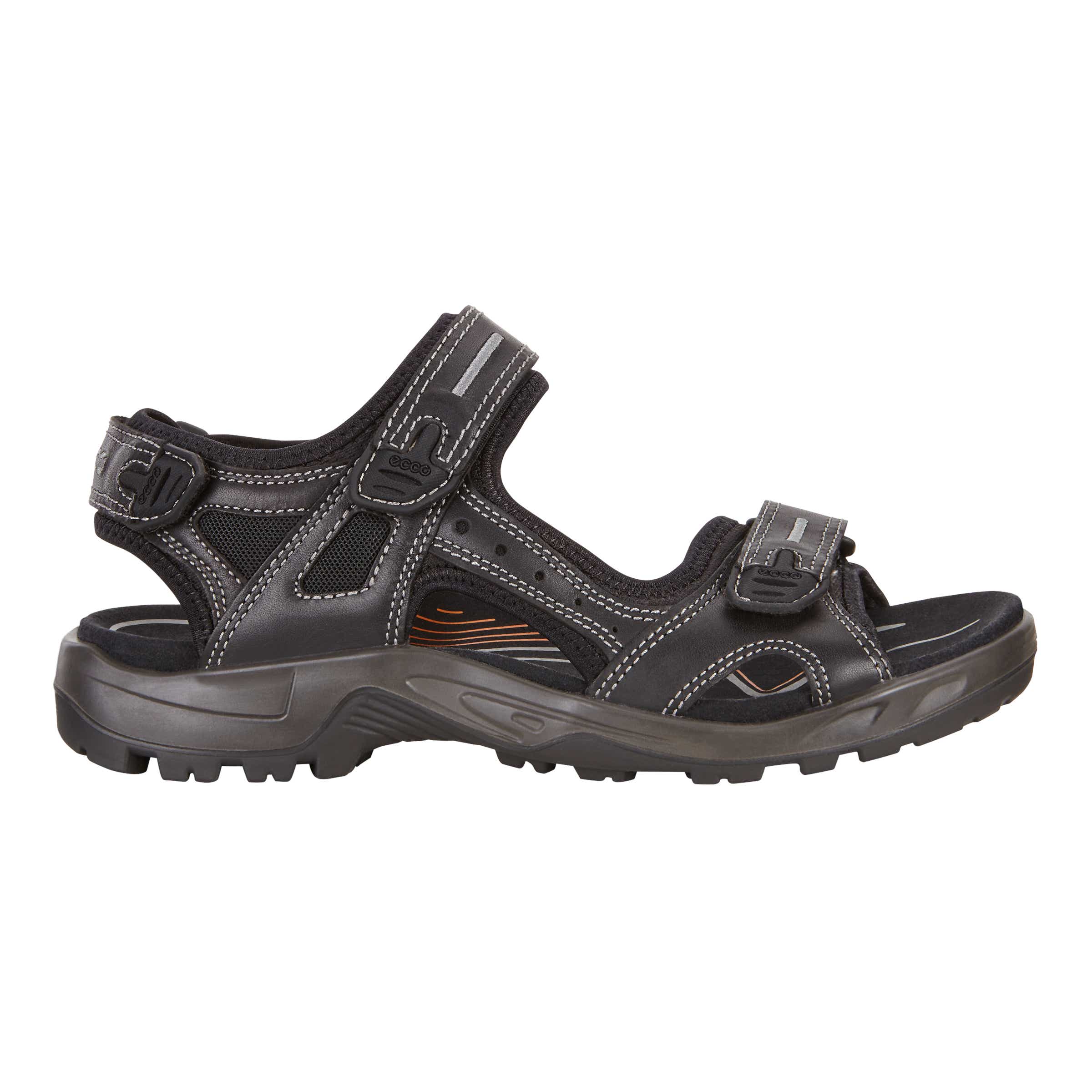ECCO YUCATAN M SANDAL OIL - Black - Outside