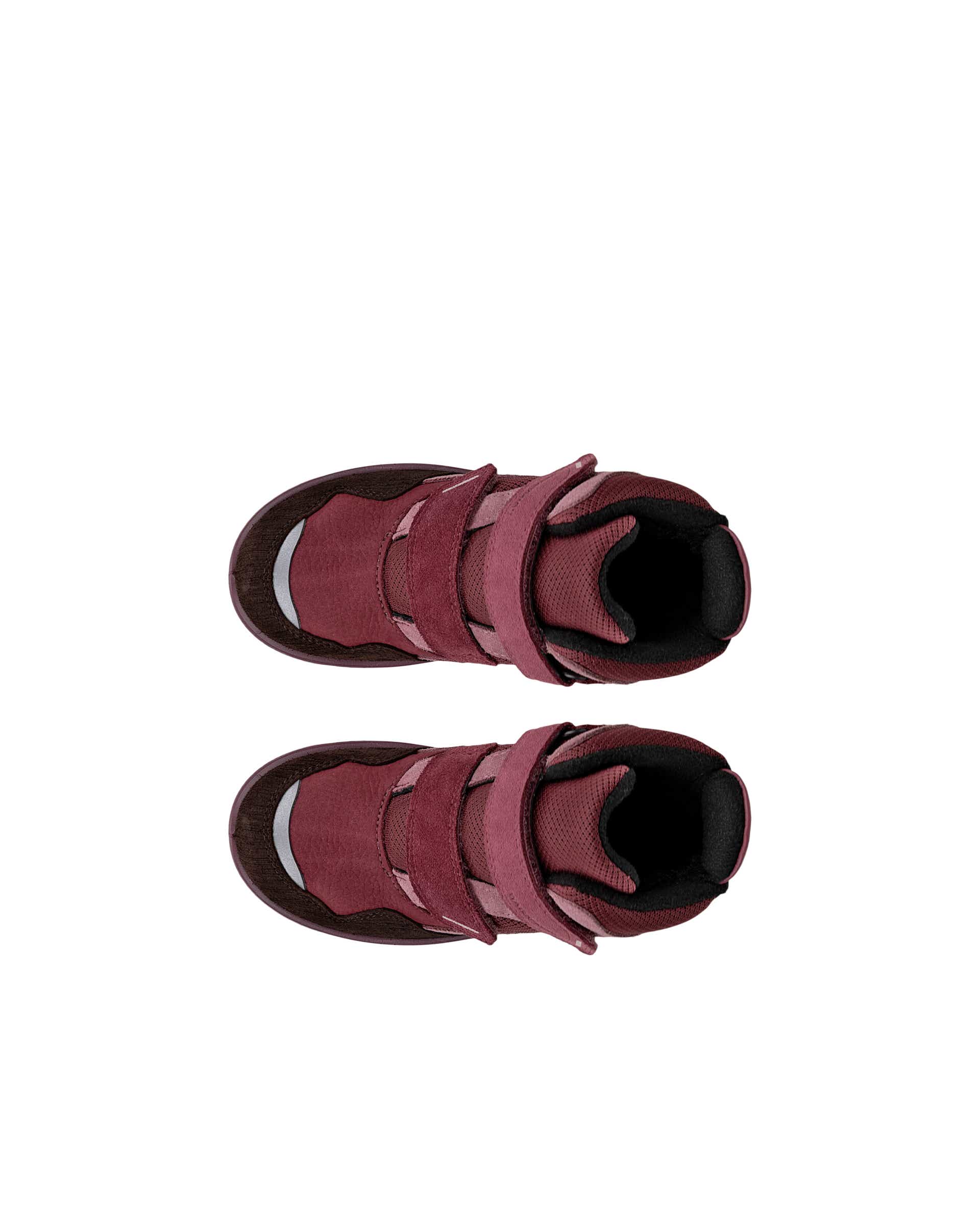 ECCO® URBAN SNOWBOARDER dječje vodootporne zimske platnene čizme - Ružičasta - Top left pair