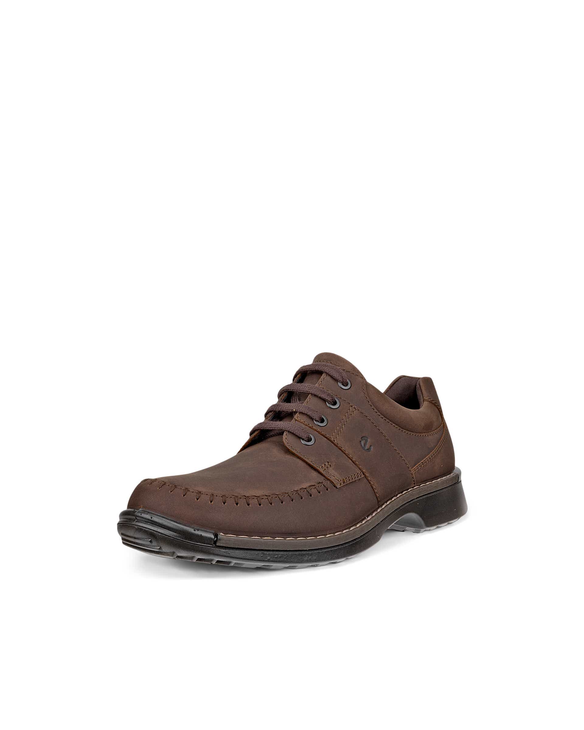Men's ECCO® Fusion Oiled Nubuck Lace-Up Shoe - Brown - Main