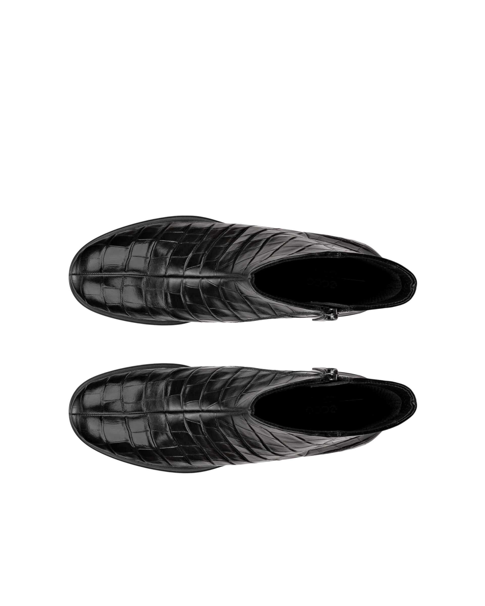 Women's ECCO® Sculpted LX 35 Leather Mid-Cut Boot - Black - Top left pair