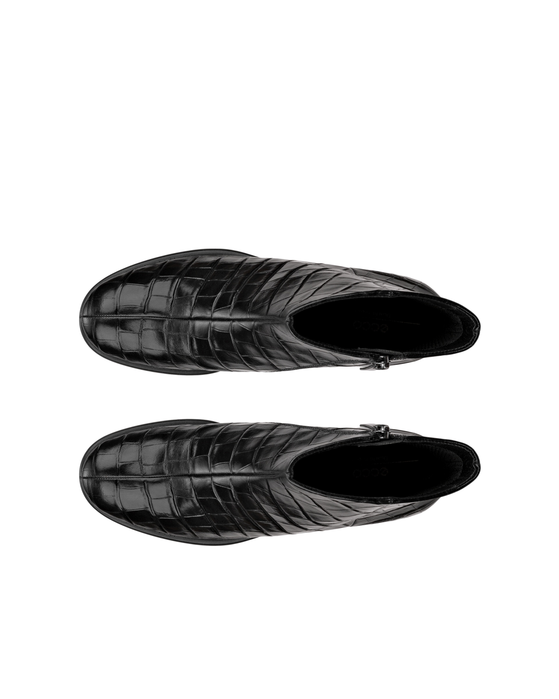 Women's ECCO® Sculpted LX 35 Leather Mid-Cut Boot - Black - Top left pair