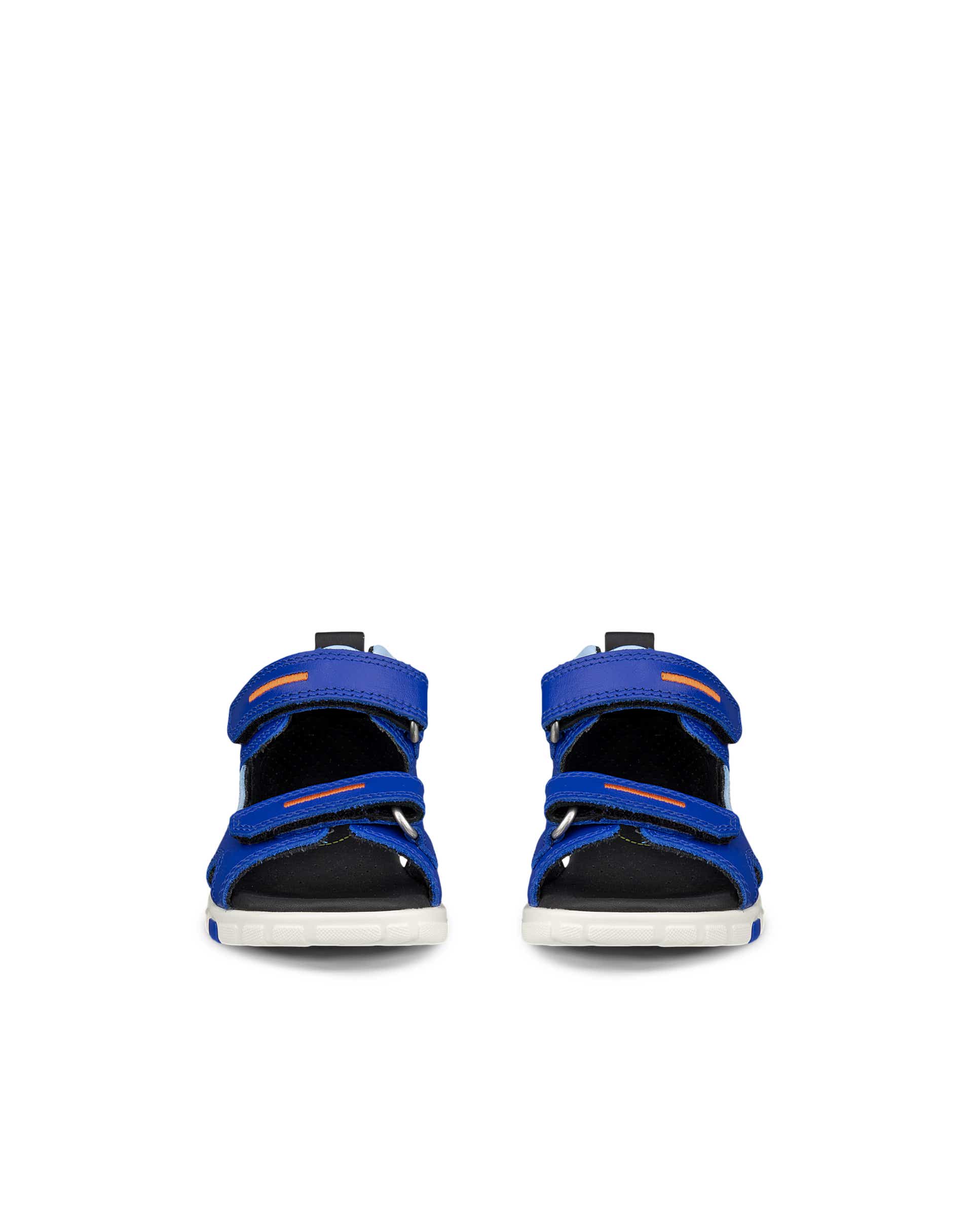 Dětské kožené sandály ECCO® Mini Stride - Modrá - Front pair