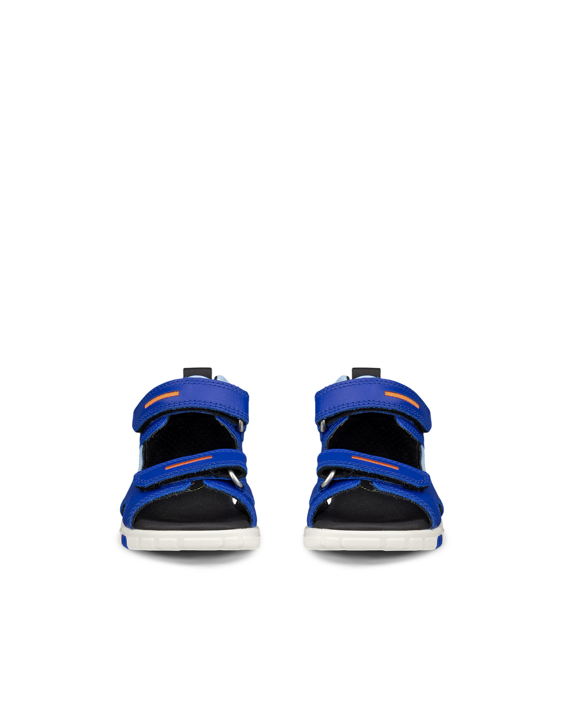 Dětské kožené sandály ECCO® Mini Stride - Modrá - Front pair