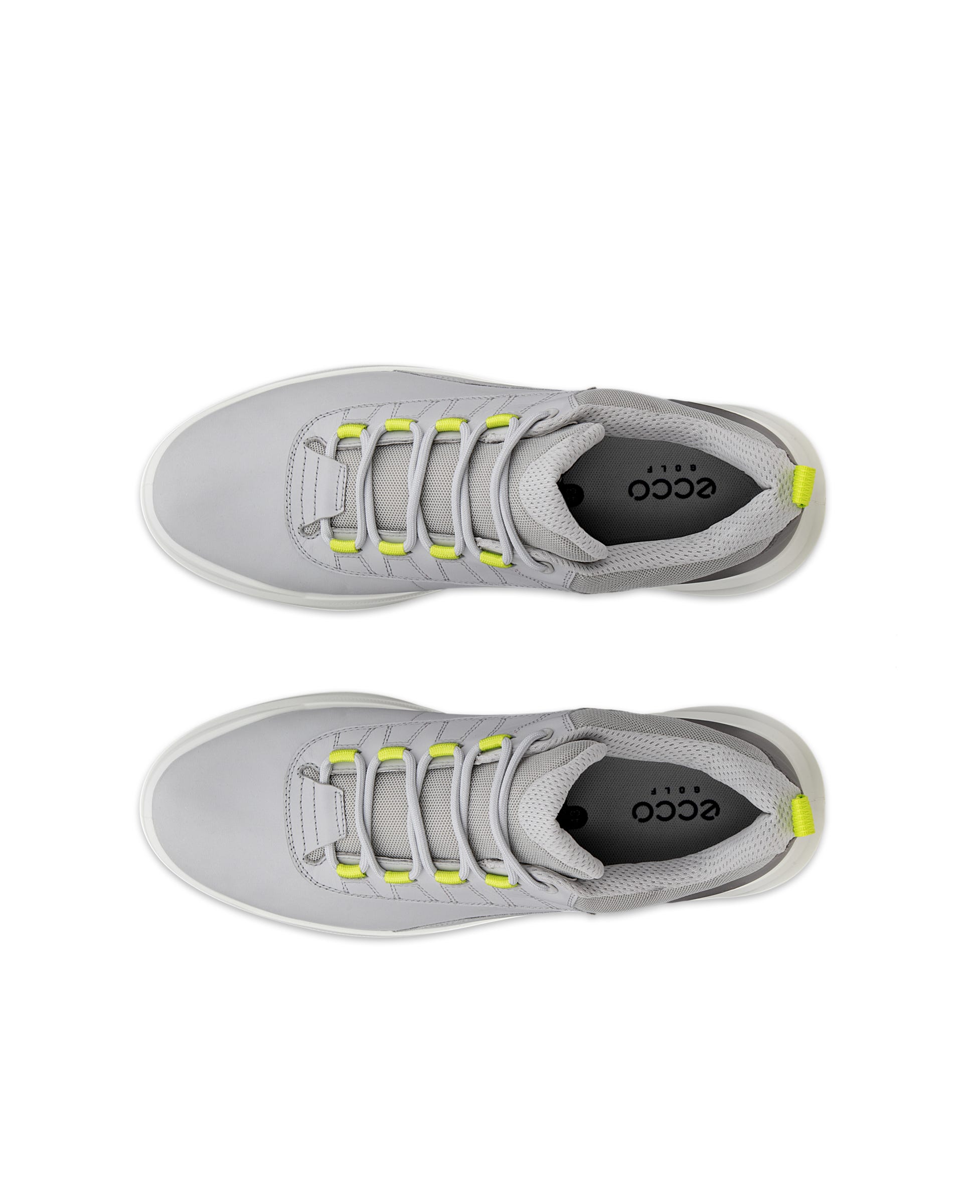 Men's ECCO® GOLF CORE Leather Waterproof Golf Shoe - Gray - Outside
