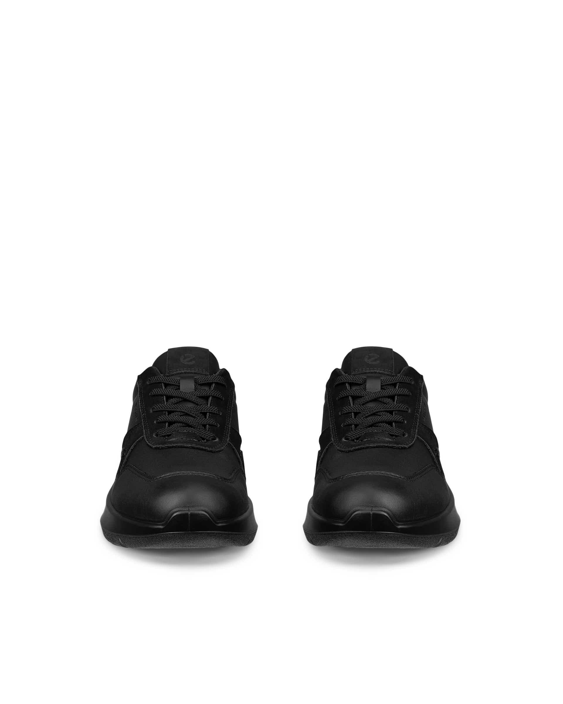 ECCO® VALERIE sneakers i læder til damer - Sort - Front pair