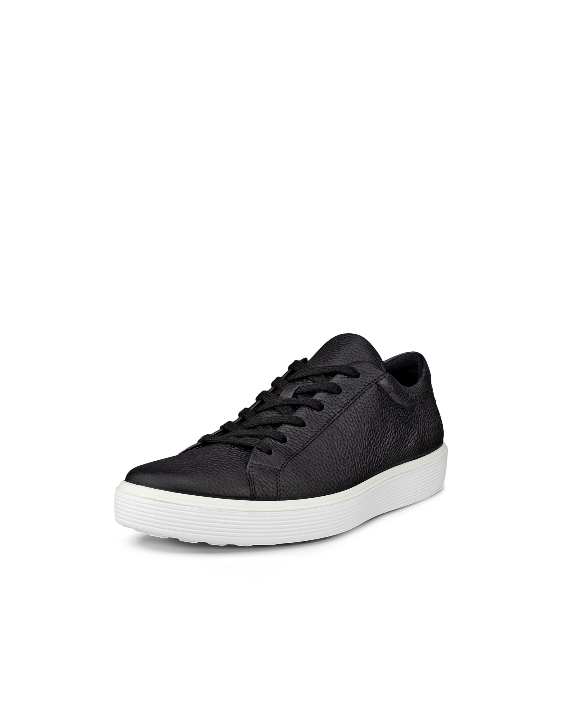 ECCO® Soft 60 Herren Ledersneaker - Schwarz - Main