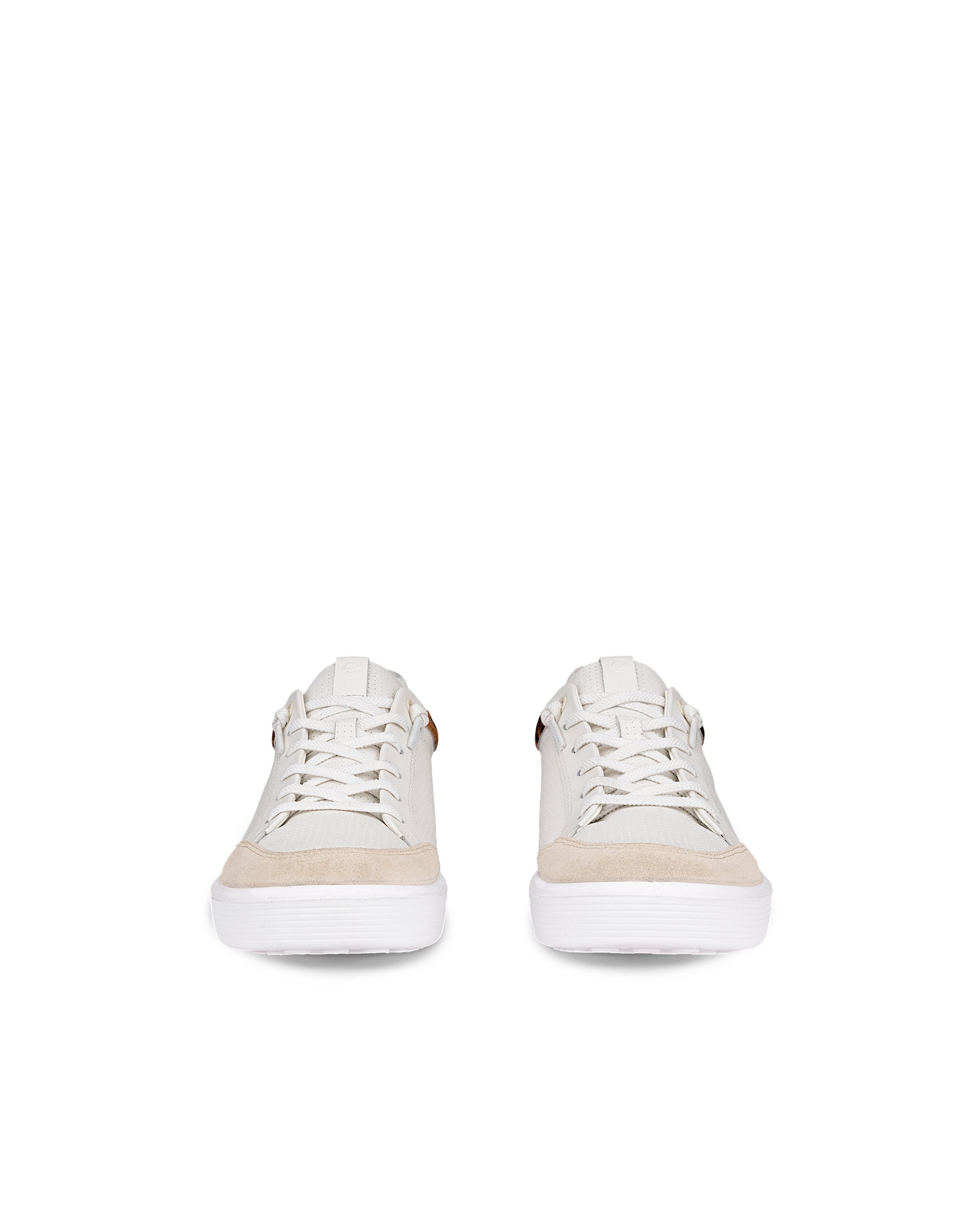 ECCO® SOFT 60 Skinnsneaker dam - Vit - Front pair