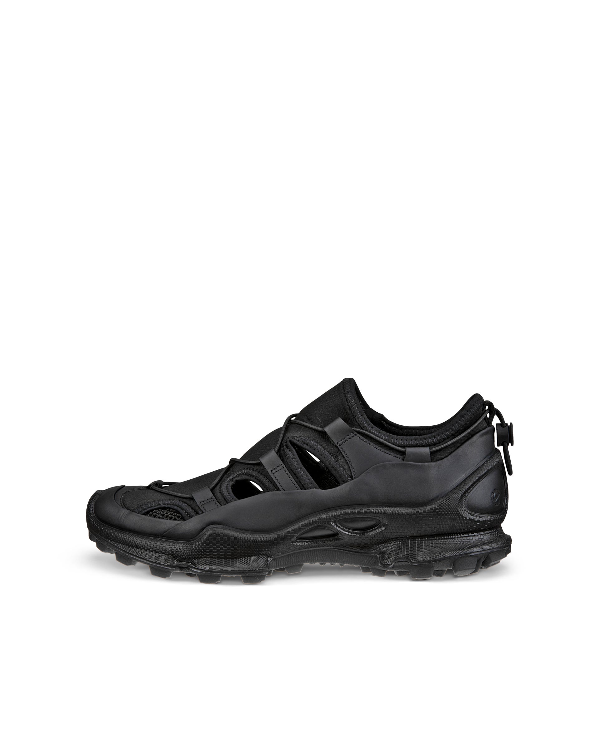 ECCO BIOM C Trail ウィメンズ レザースニーカー - ブラック - Outside